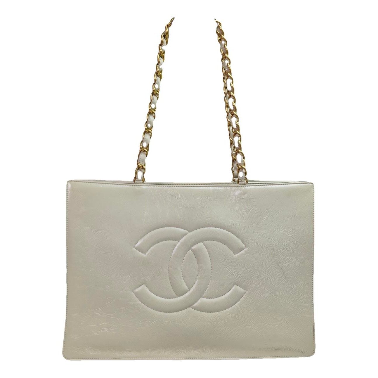Deauville Chain leather tote