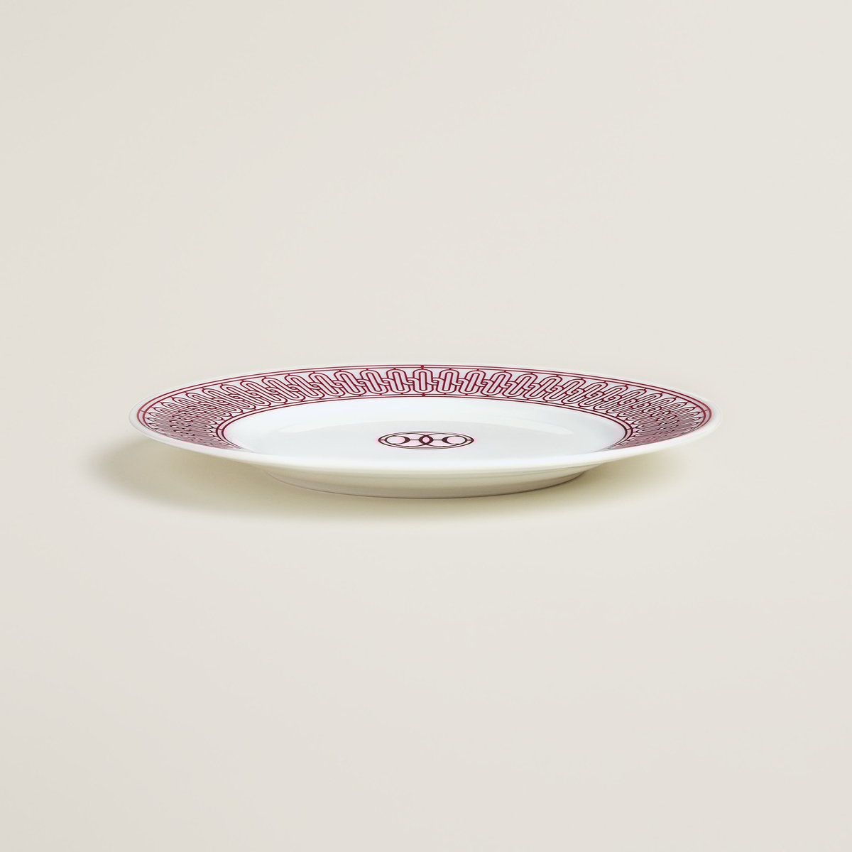 Sans Coloris H Deco Rouge Dessert Plate N°1