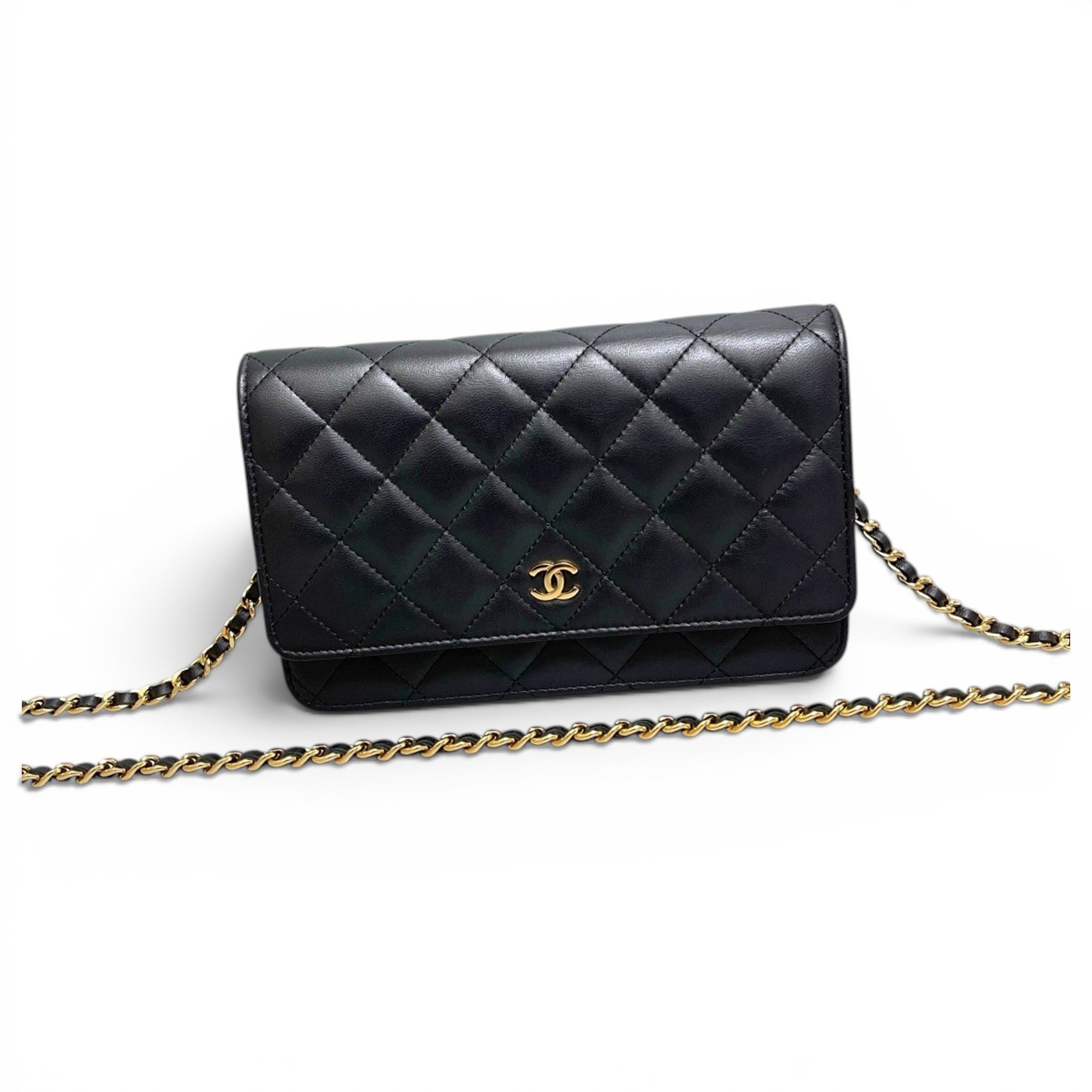 Wallet On Chain Timeless/Classique leather handbag