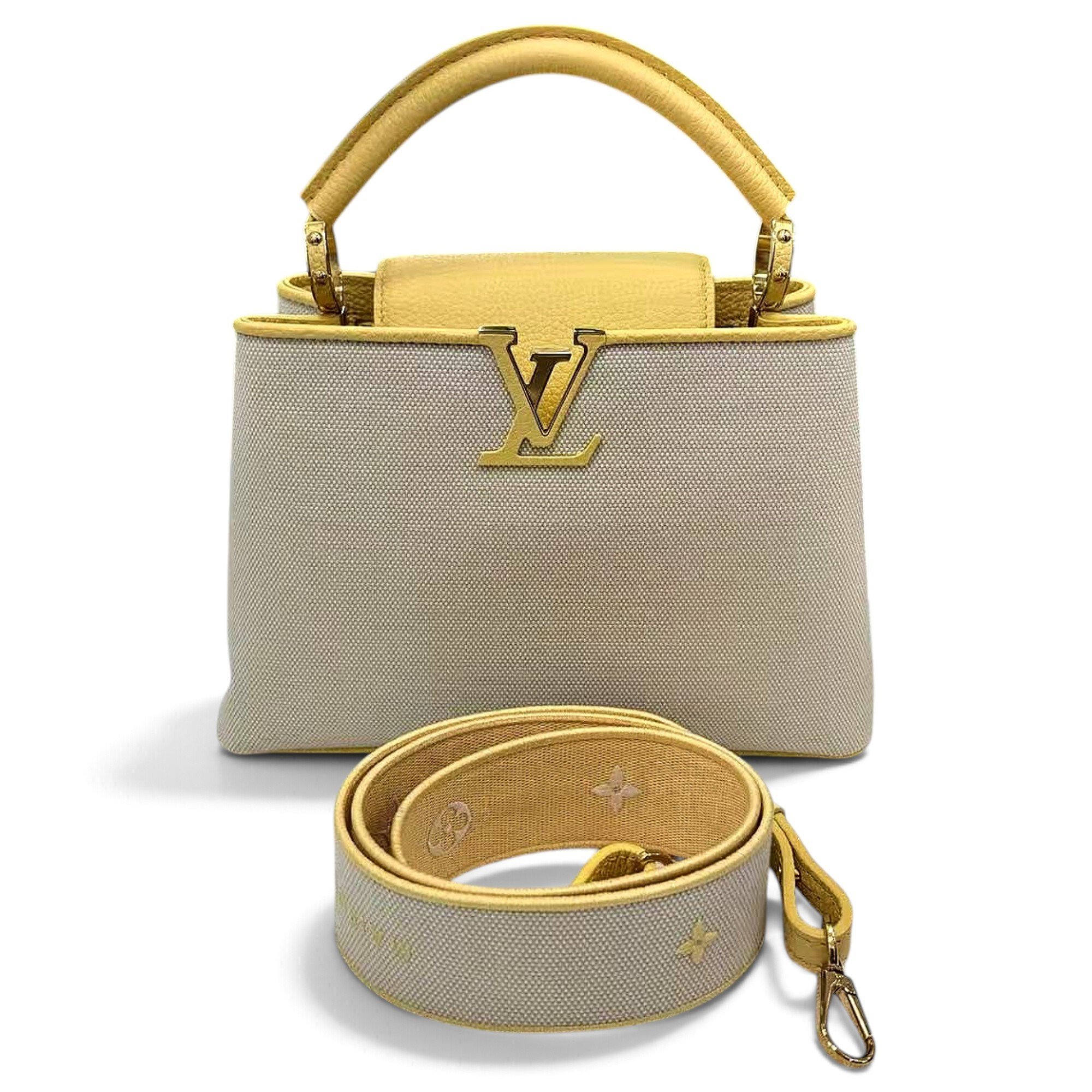 Capucines cloth handbag