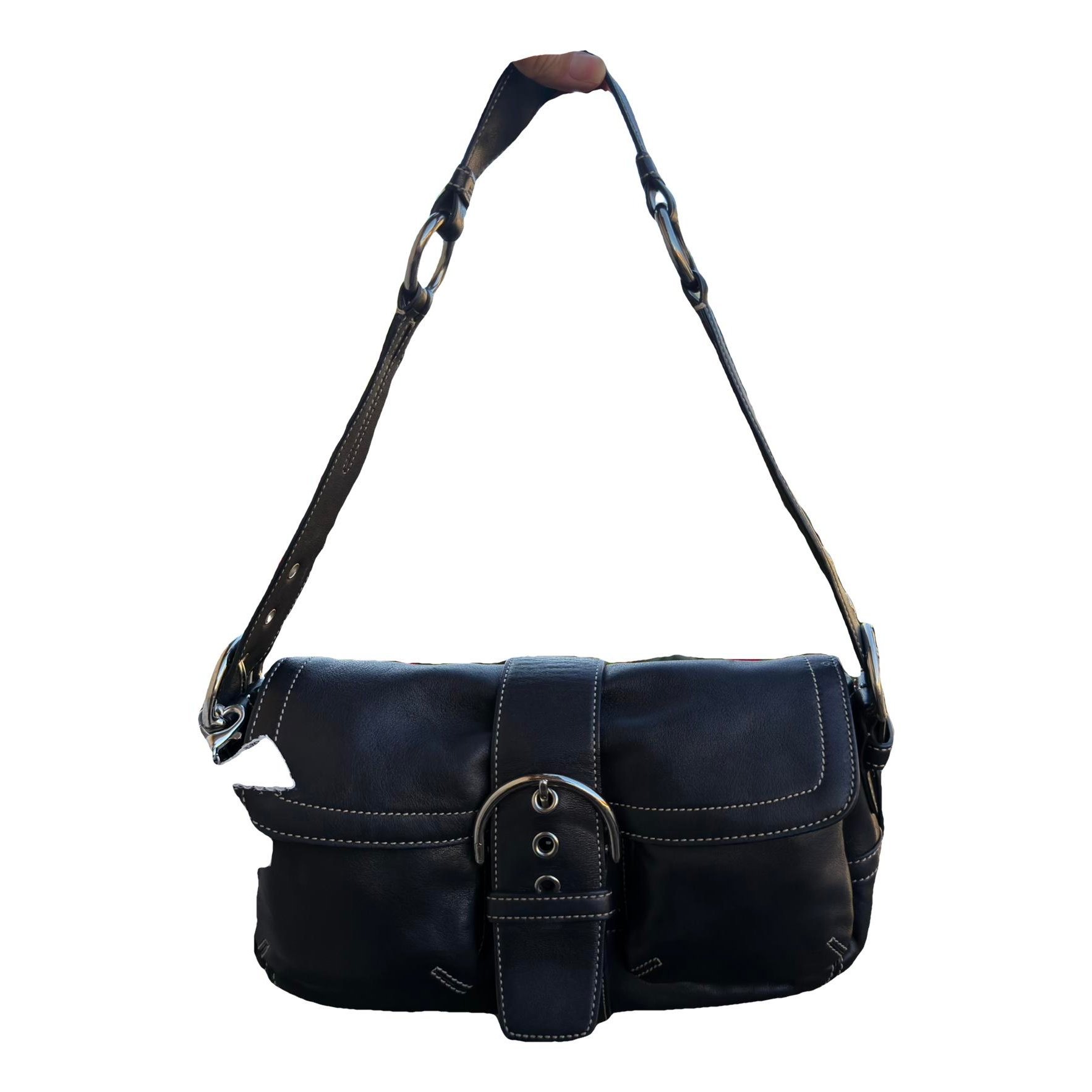 Leather handbag