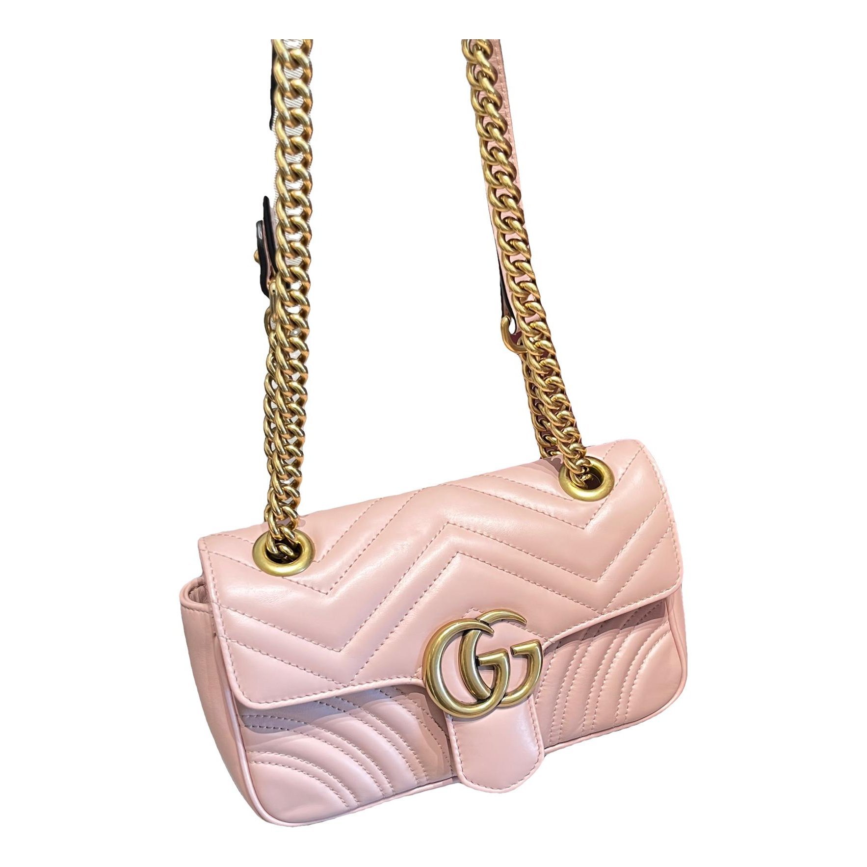 GG Marmont Flap leather handbag