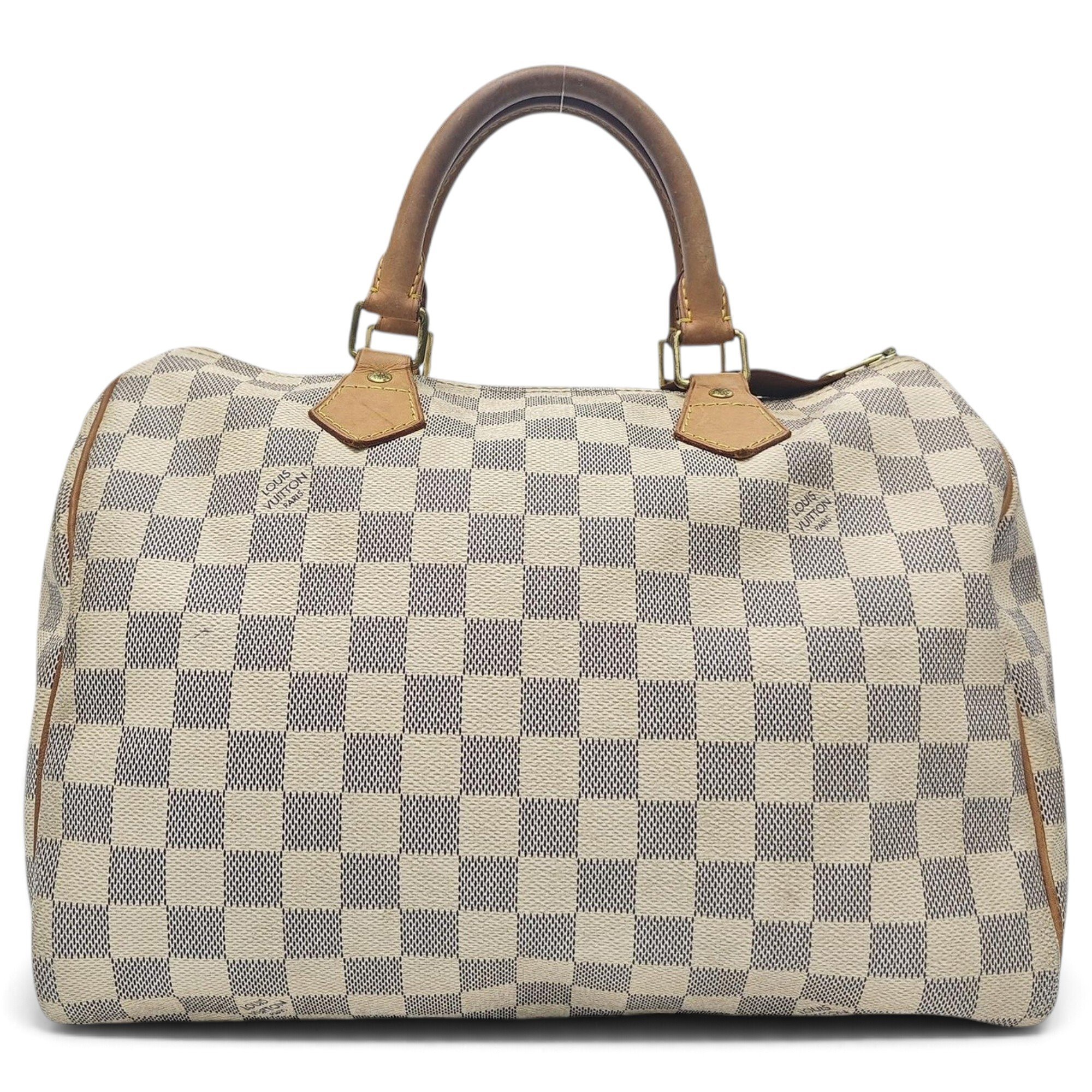 Nano Speedy / Mini HL leather handbag