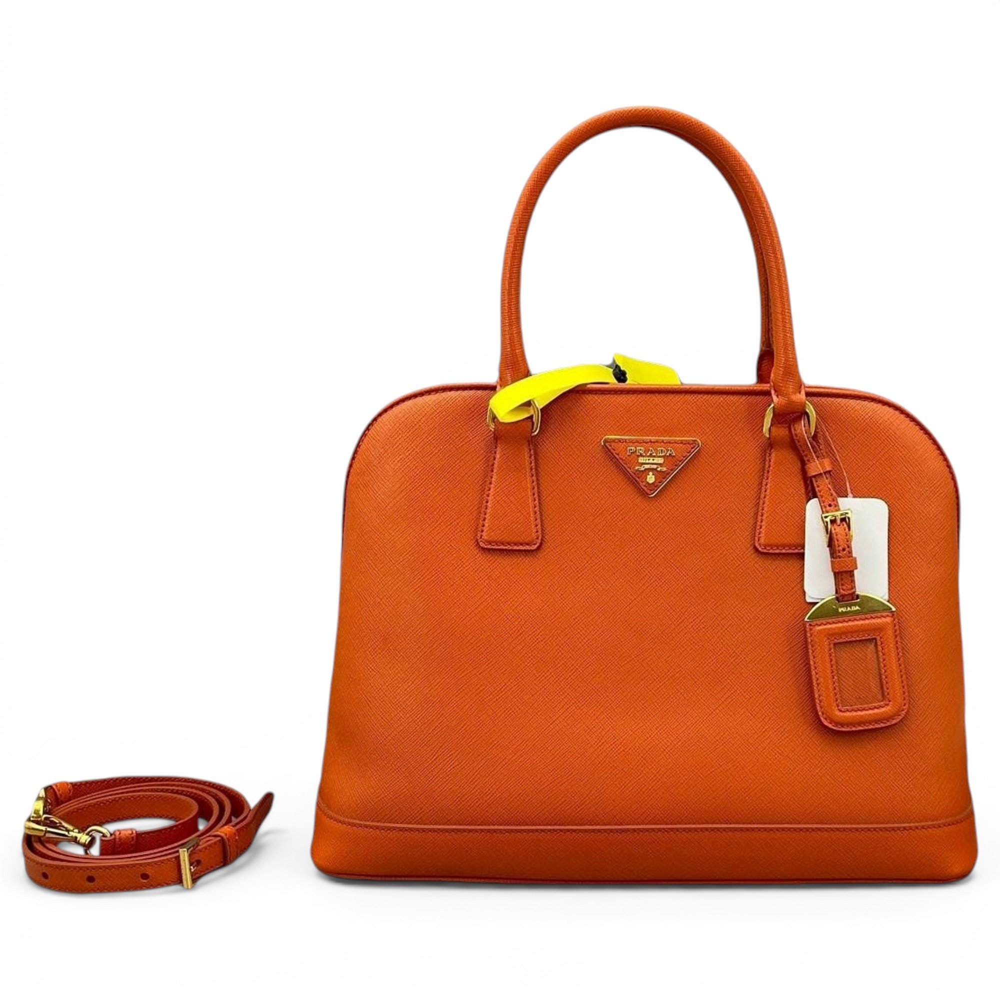 Promenade leather handbag
