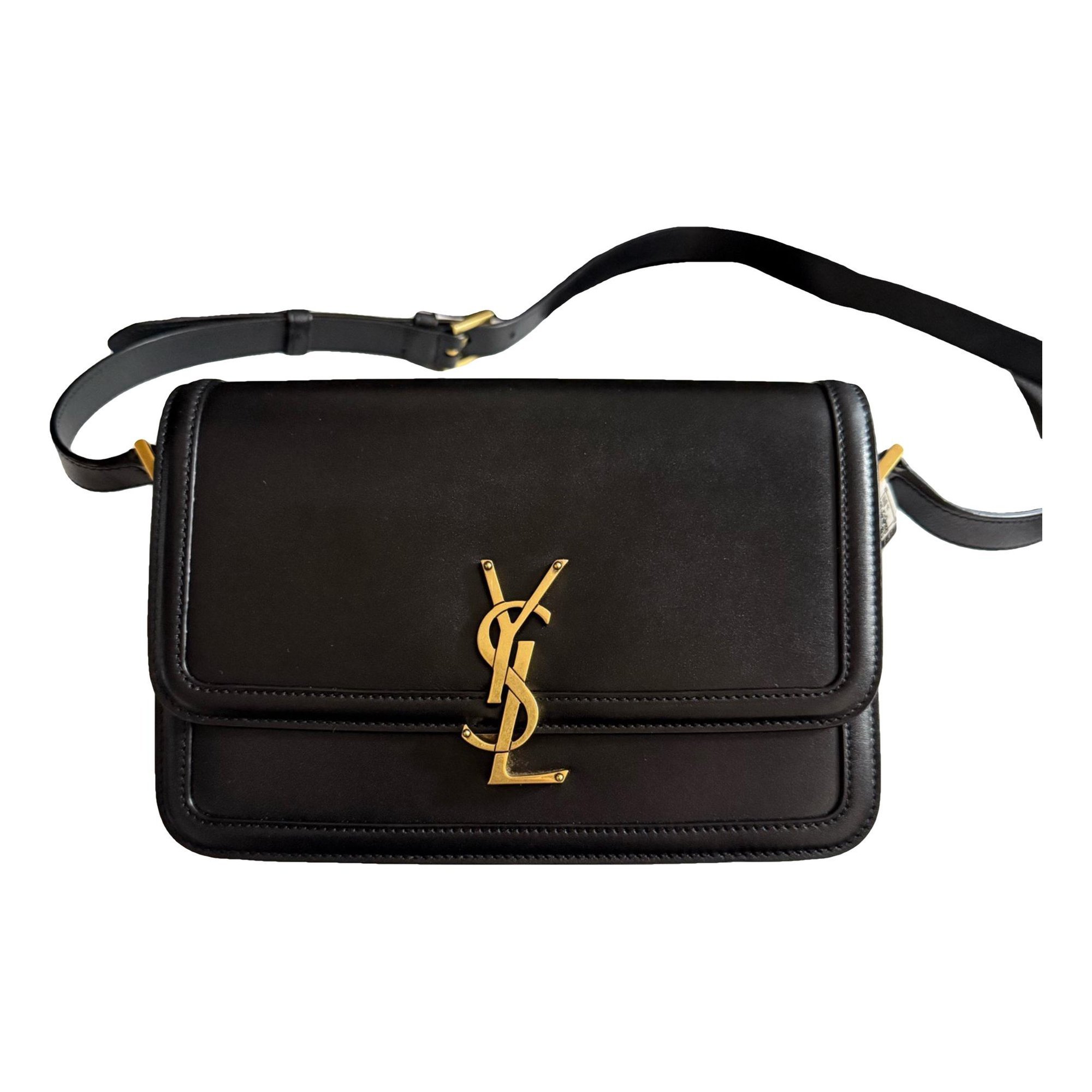 Solférino leather handbag