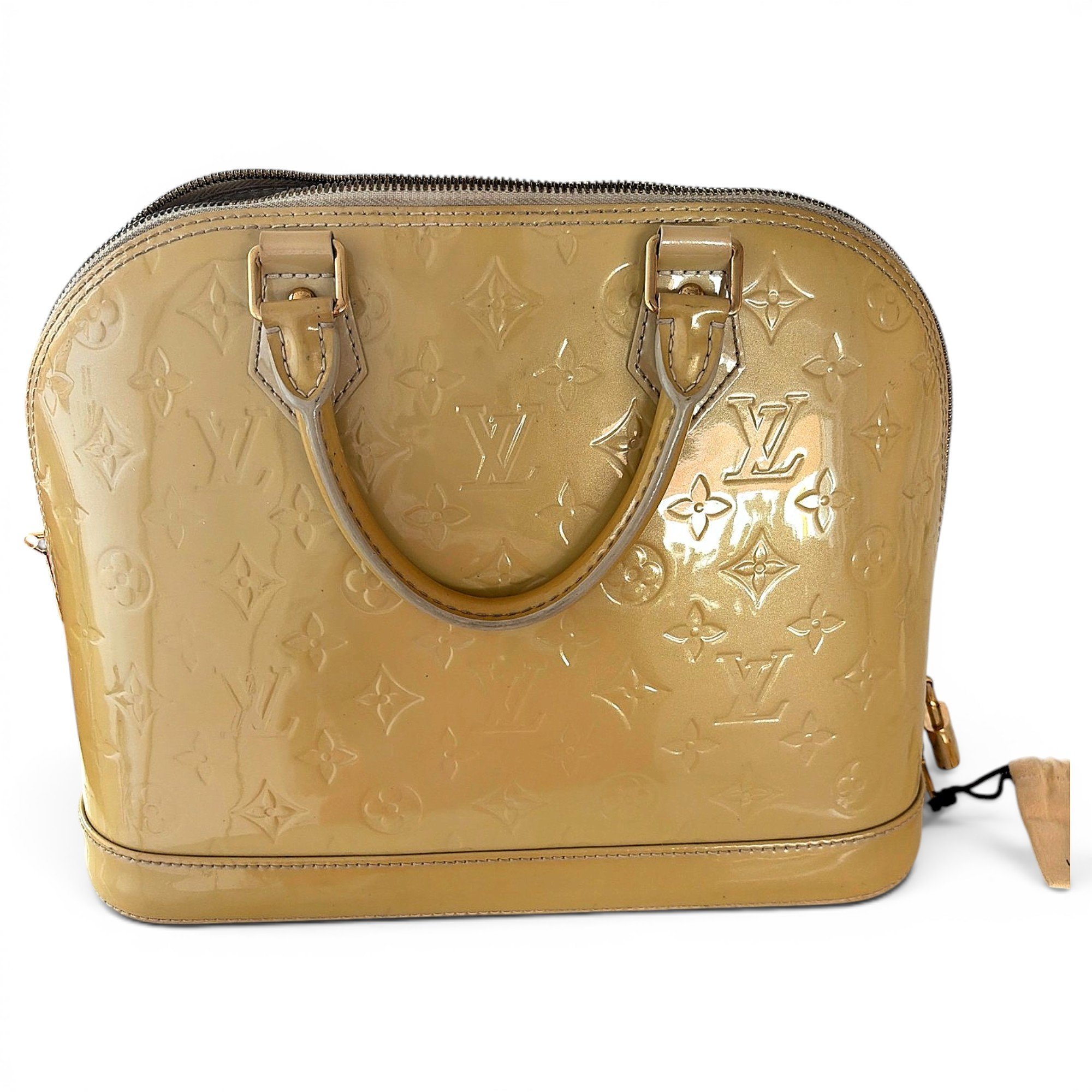 Alma patent leather handbag