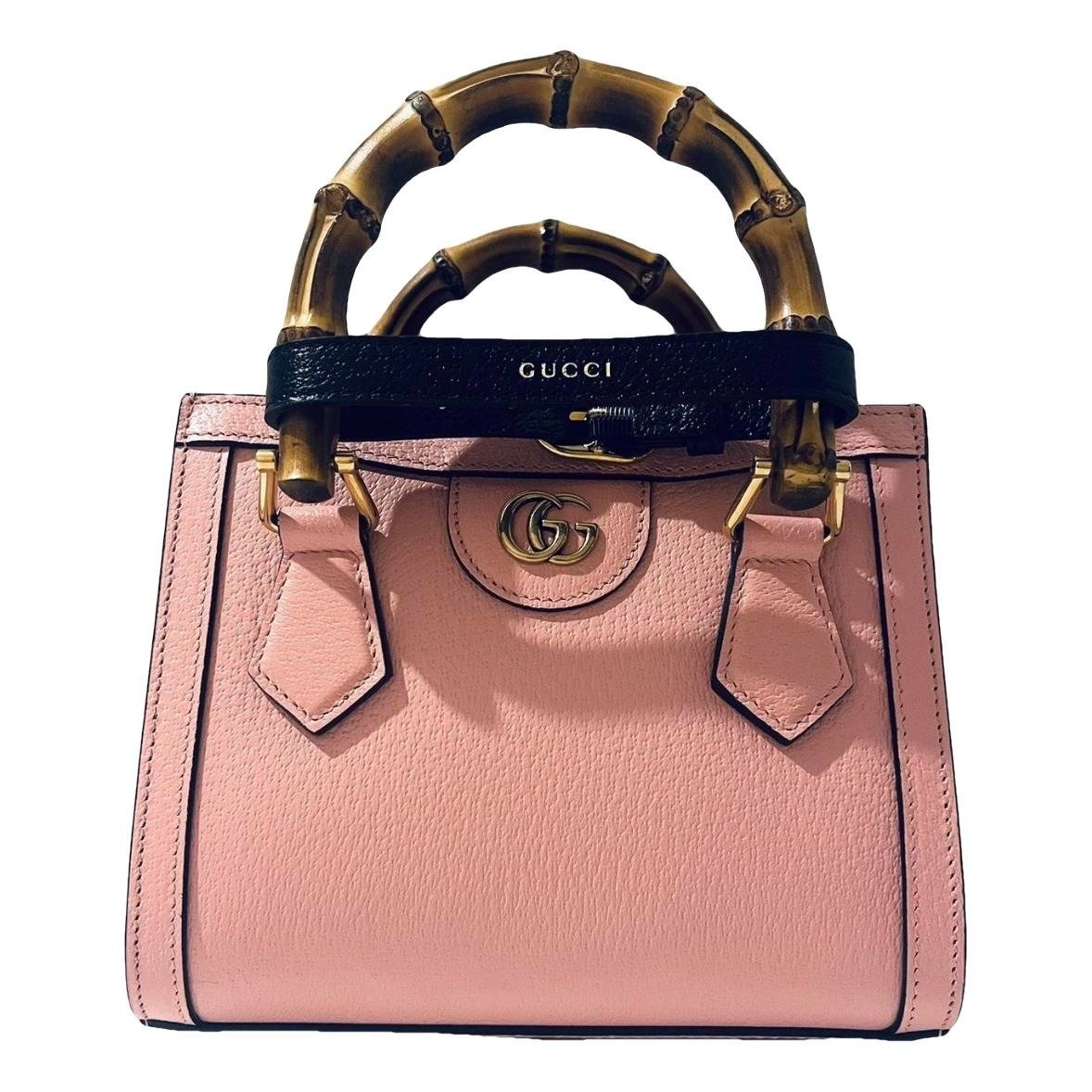 Bamboo leather handbag