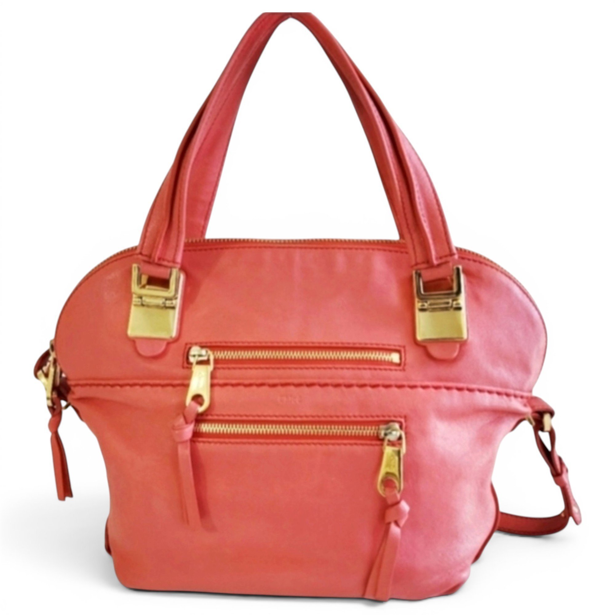 Leather handbag