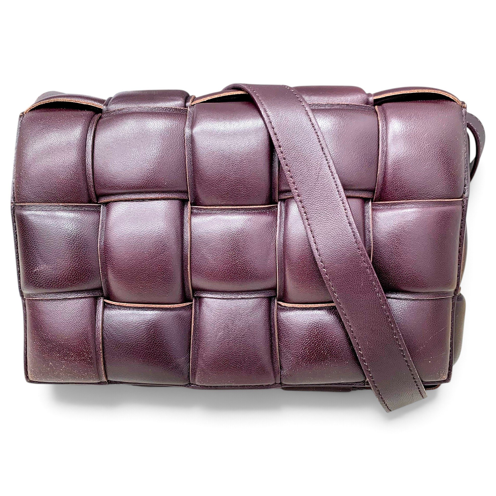 Cassette Padded leather handbag
