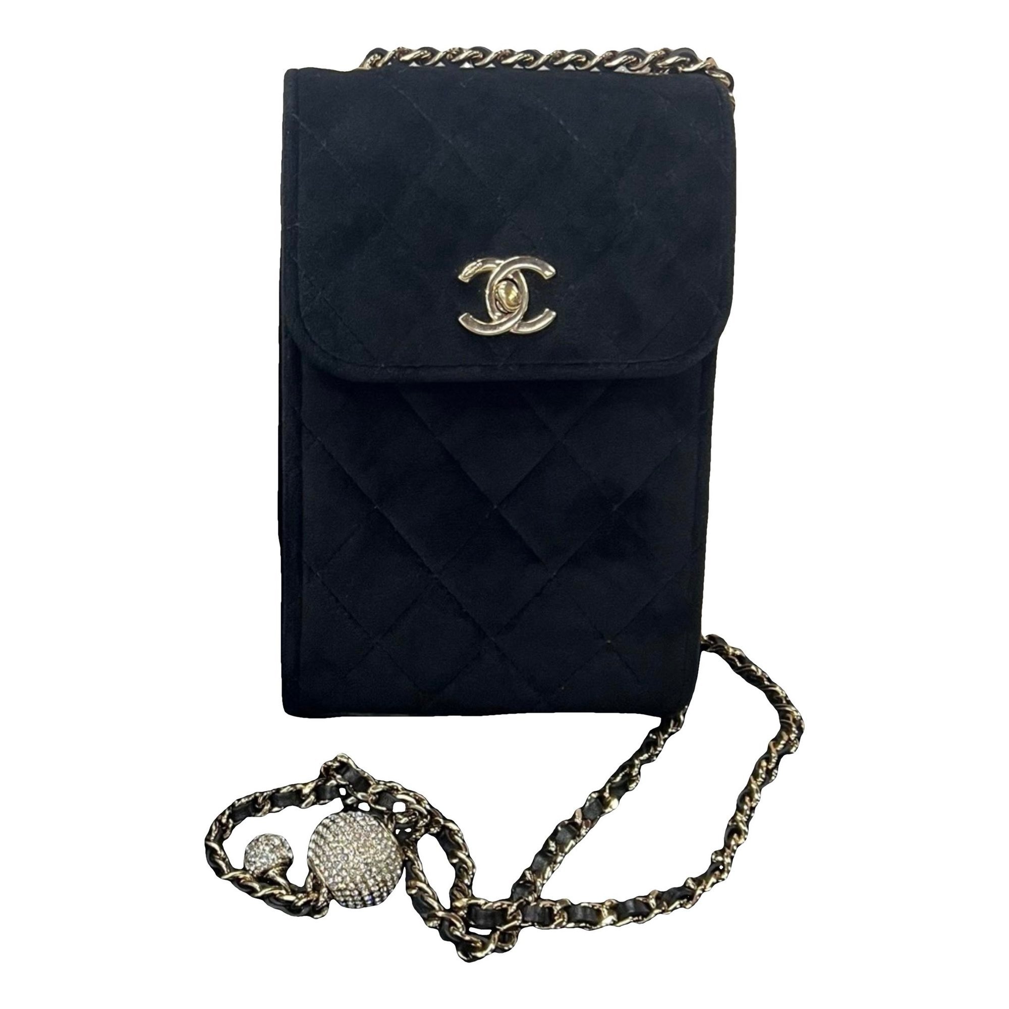 Coco Luxe velvet handbag