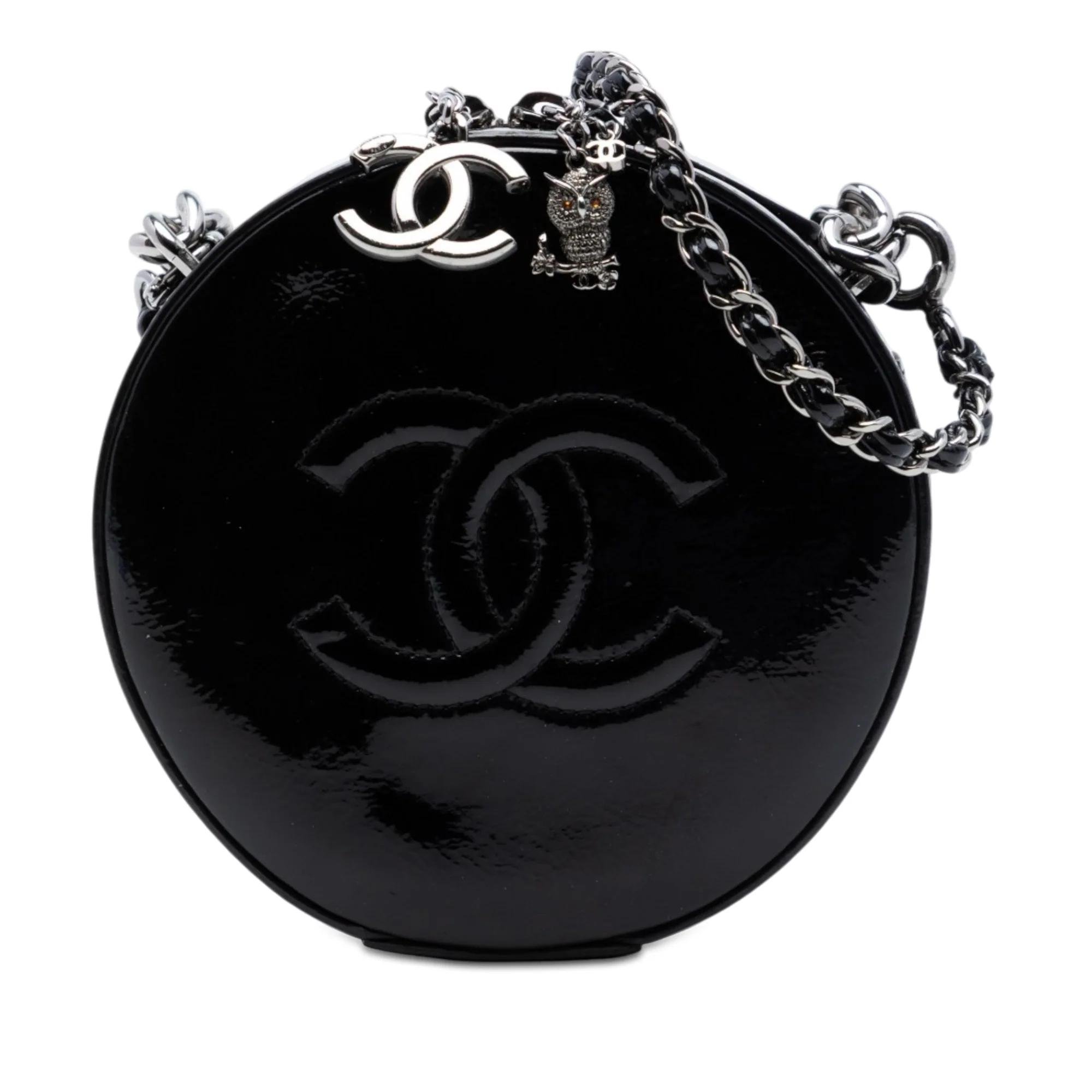 Patent leather handbag