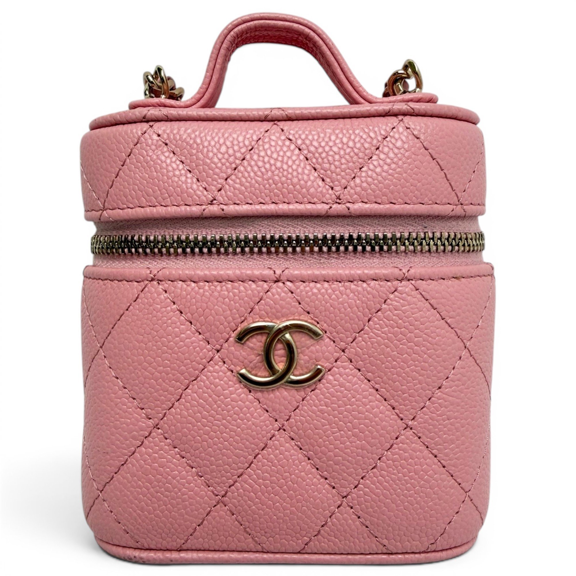 Trendy CC Vanity leather handbag