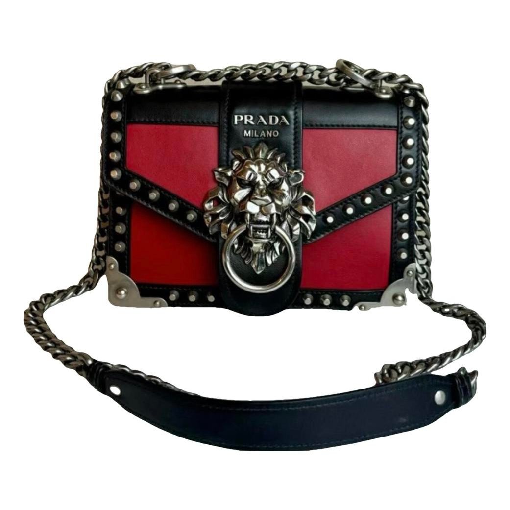 Cahier leather crossbody bag