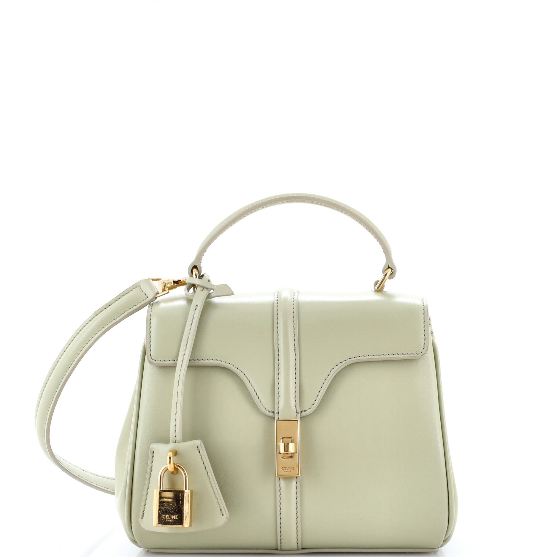 16 Top Handle Bag Smooth Calfskin Mini