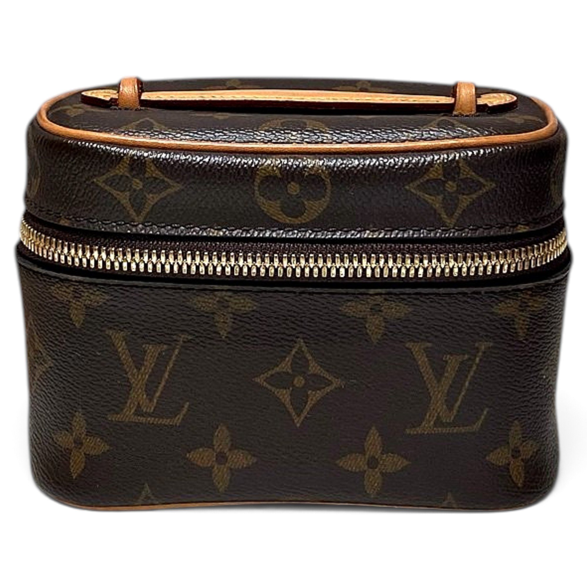 Vanity leather handbag