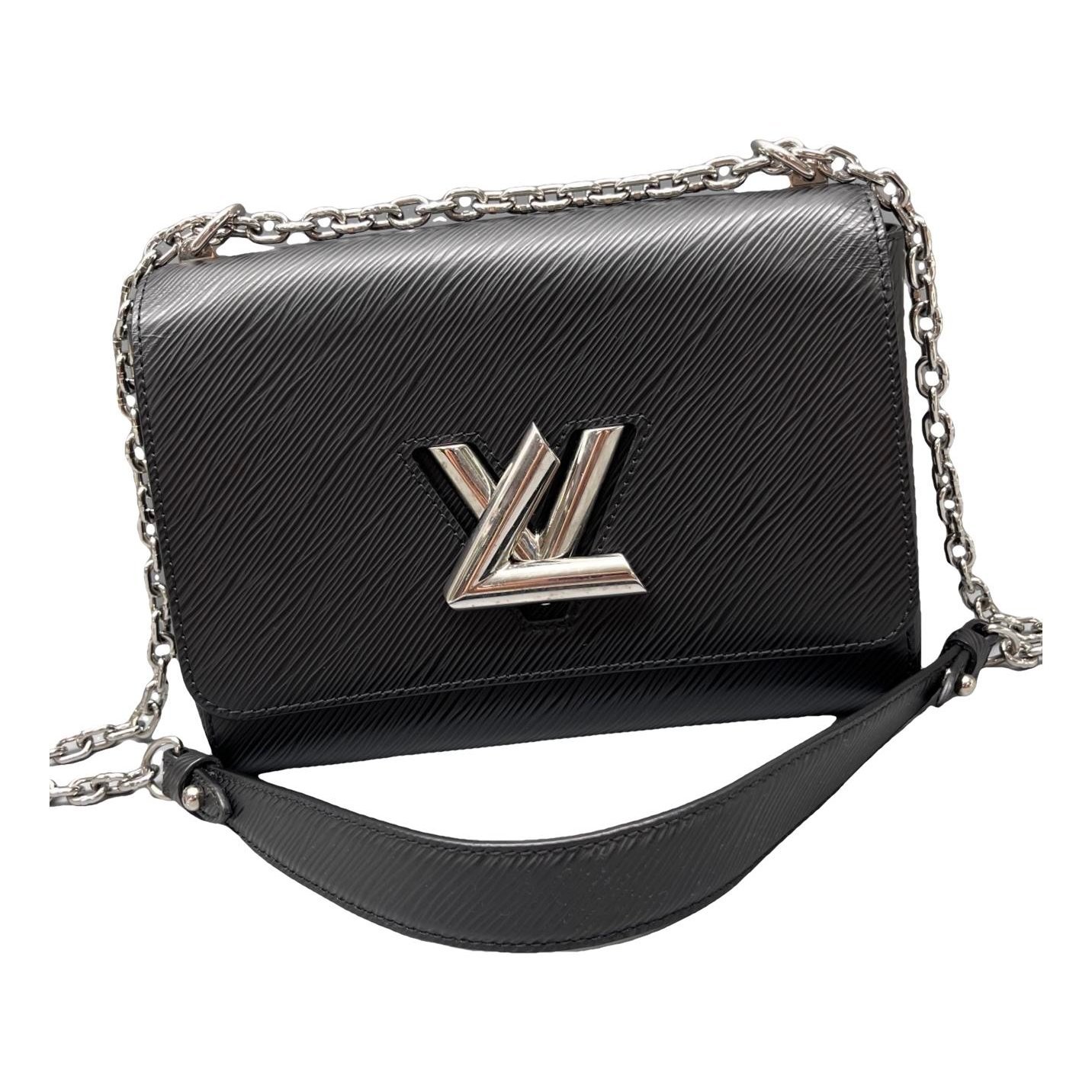 Twist leather handbag