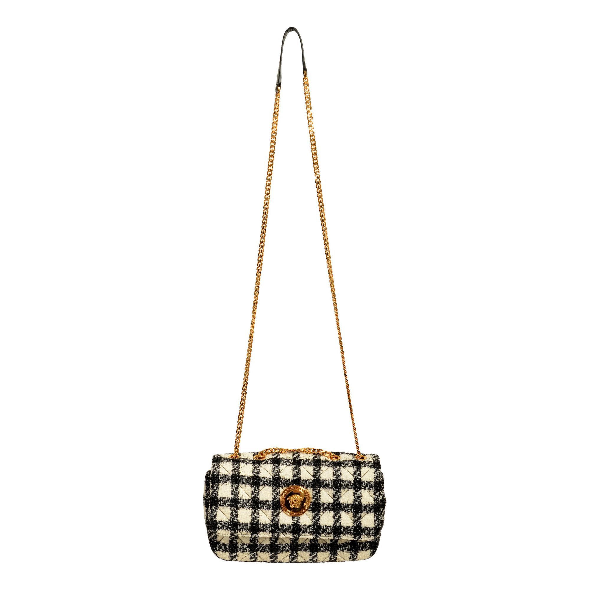 Versace La Medusa cloth handbag