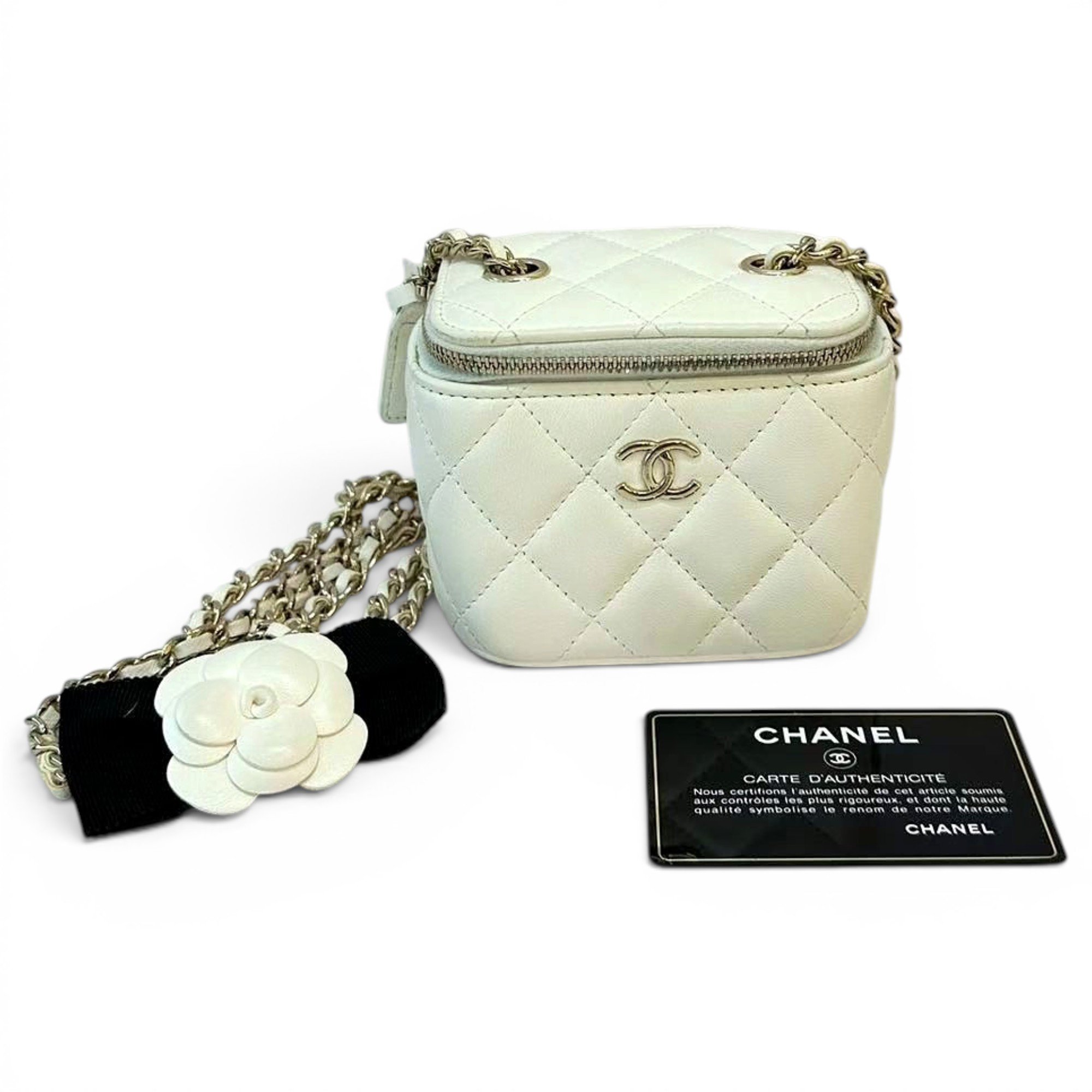 Trendy CC Vanity leather handbag