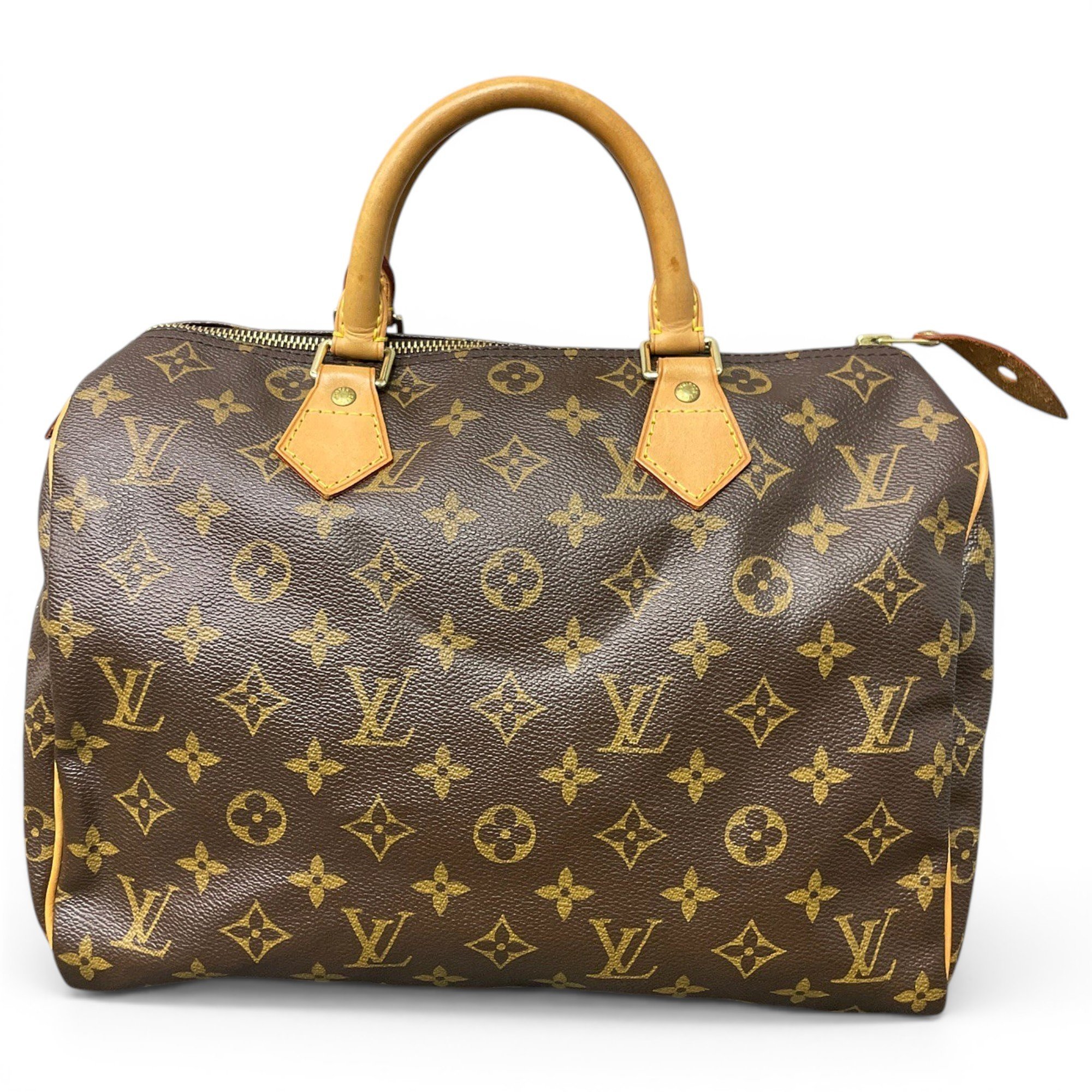 Speedy leather handbag