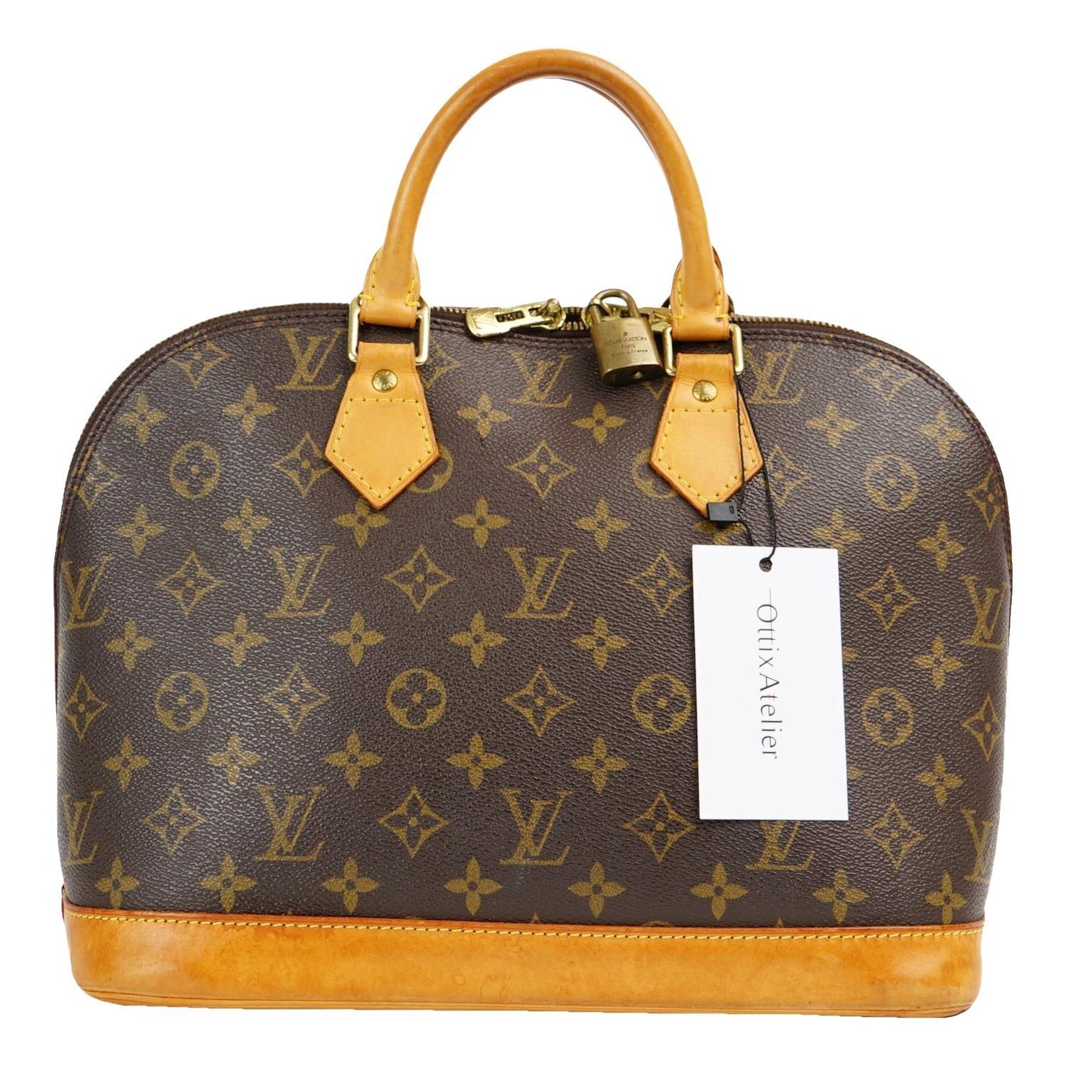 Alma leather handbag