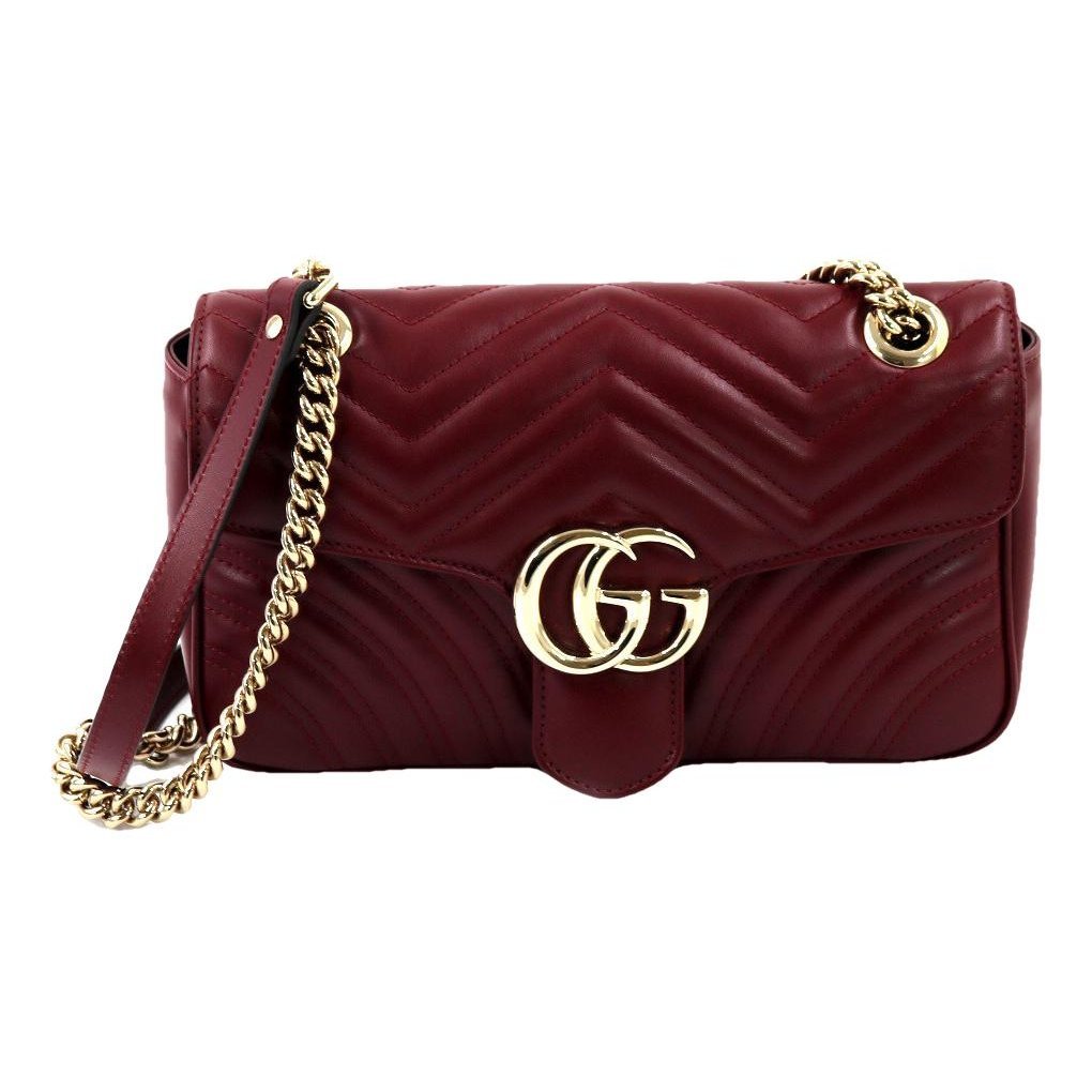 GG Marmont Flap leather crossbody bag
