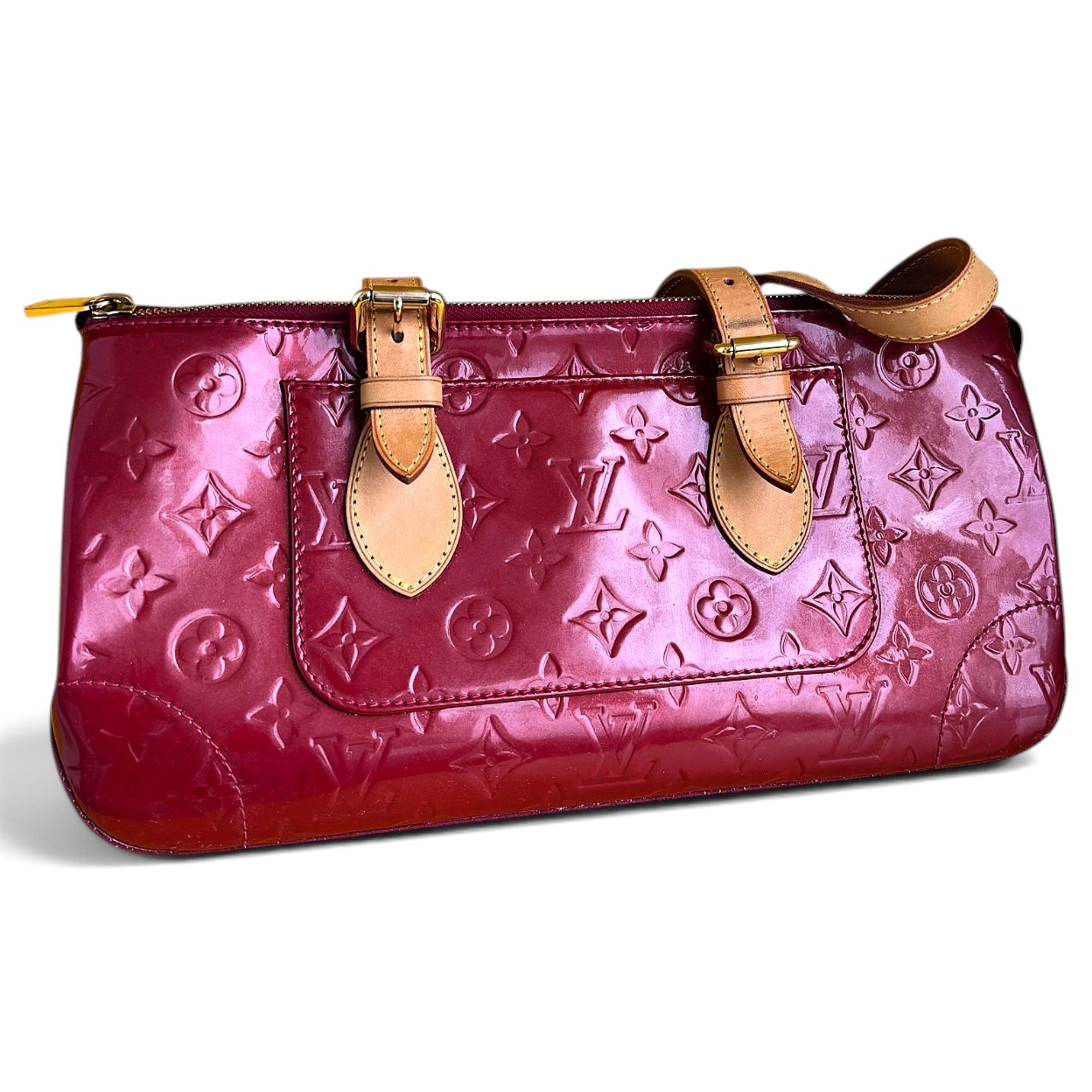 Patent leather handbag