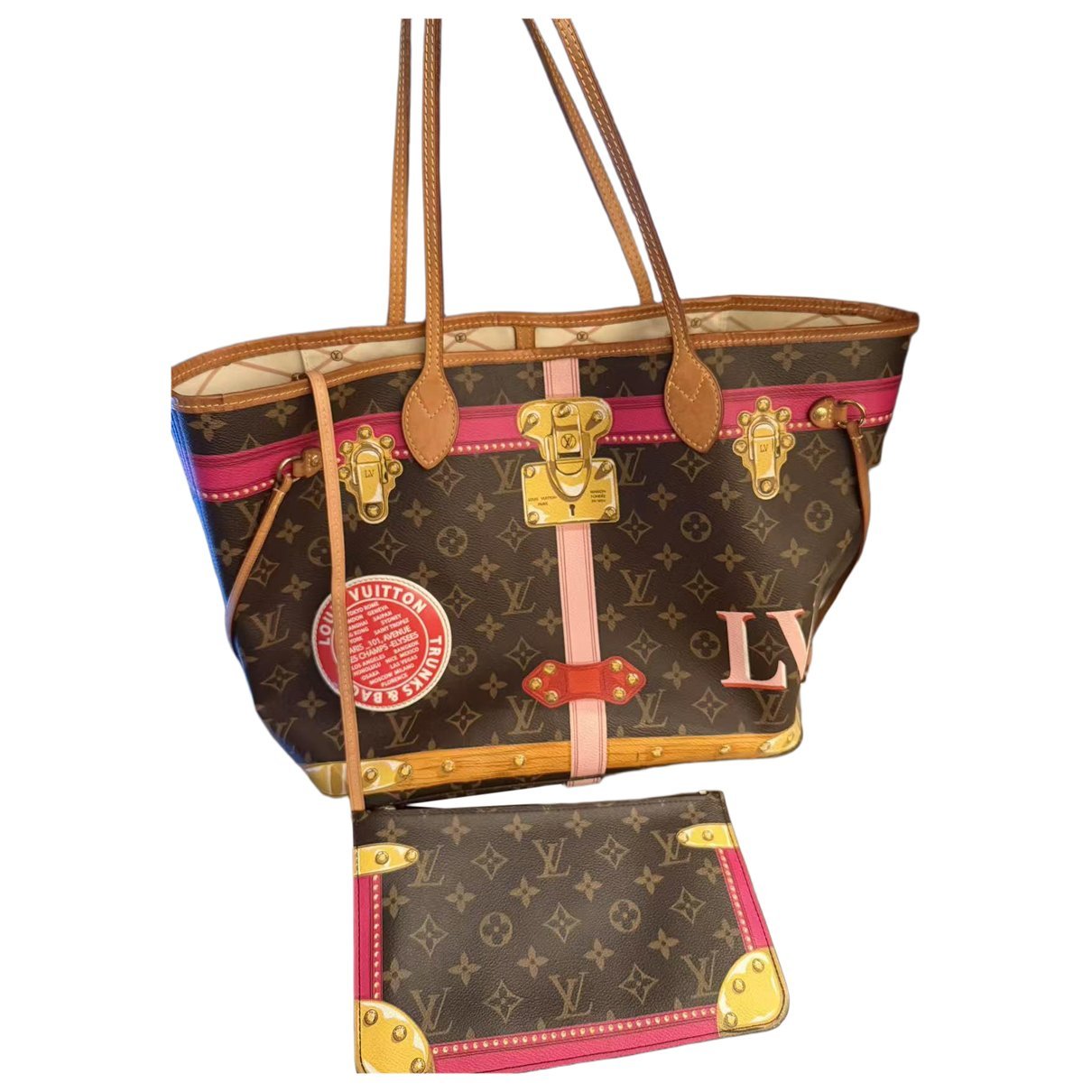 Neverfull leather tote