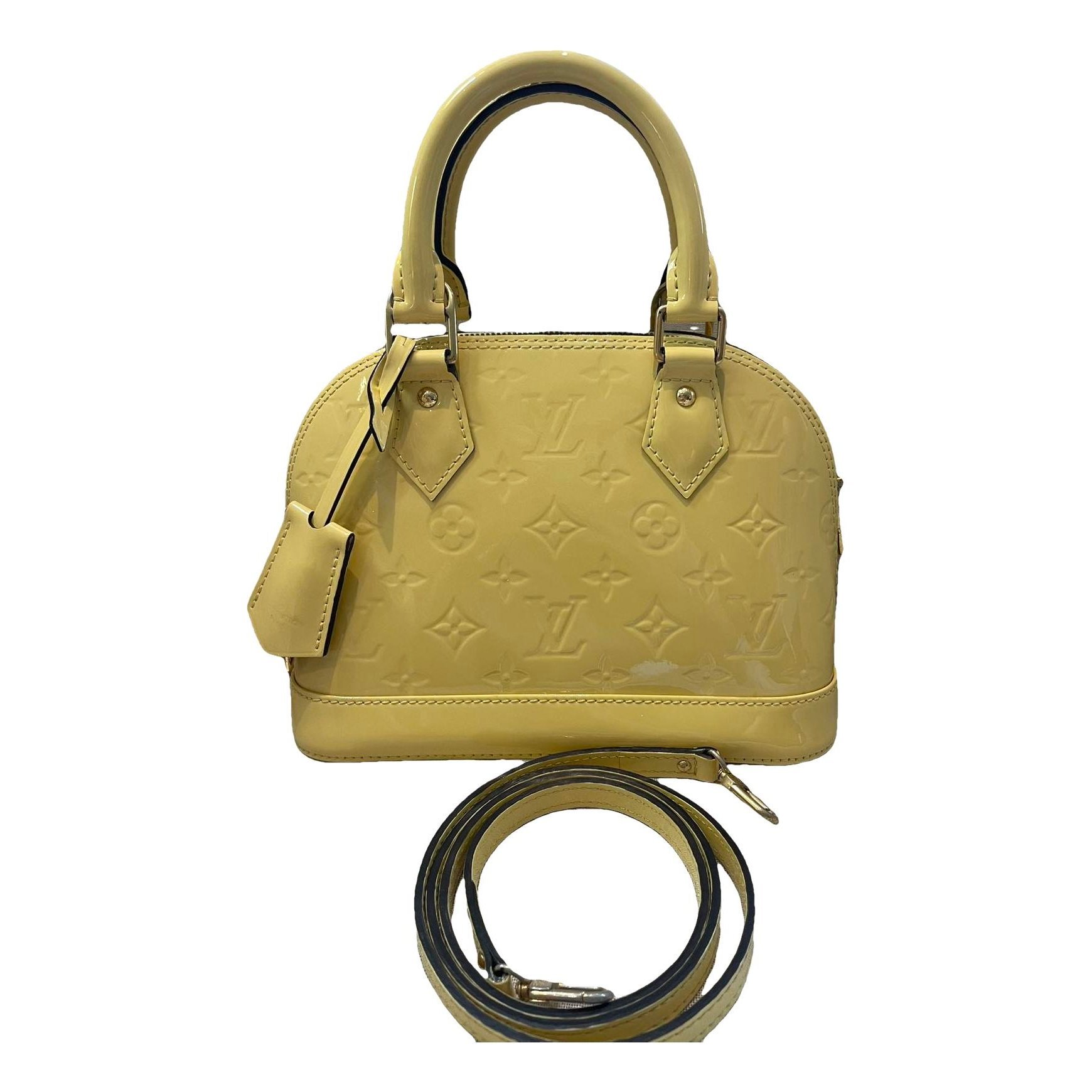 Alma BB patent leather handbag