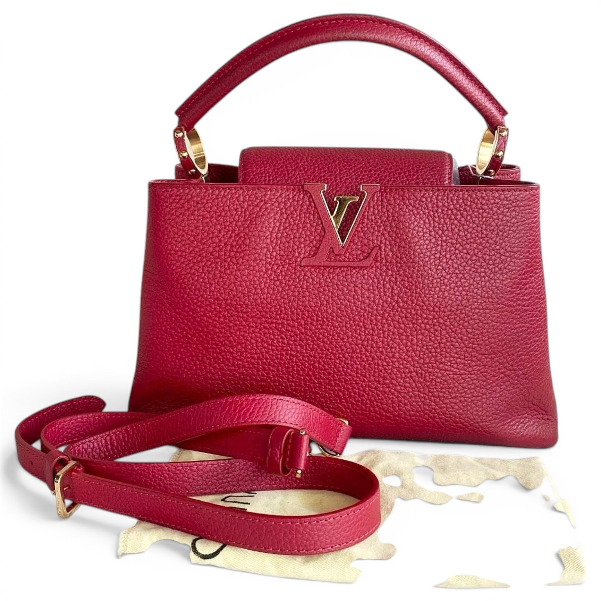 Capucines leather handbag