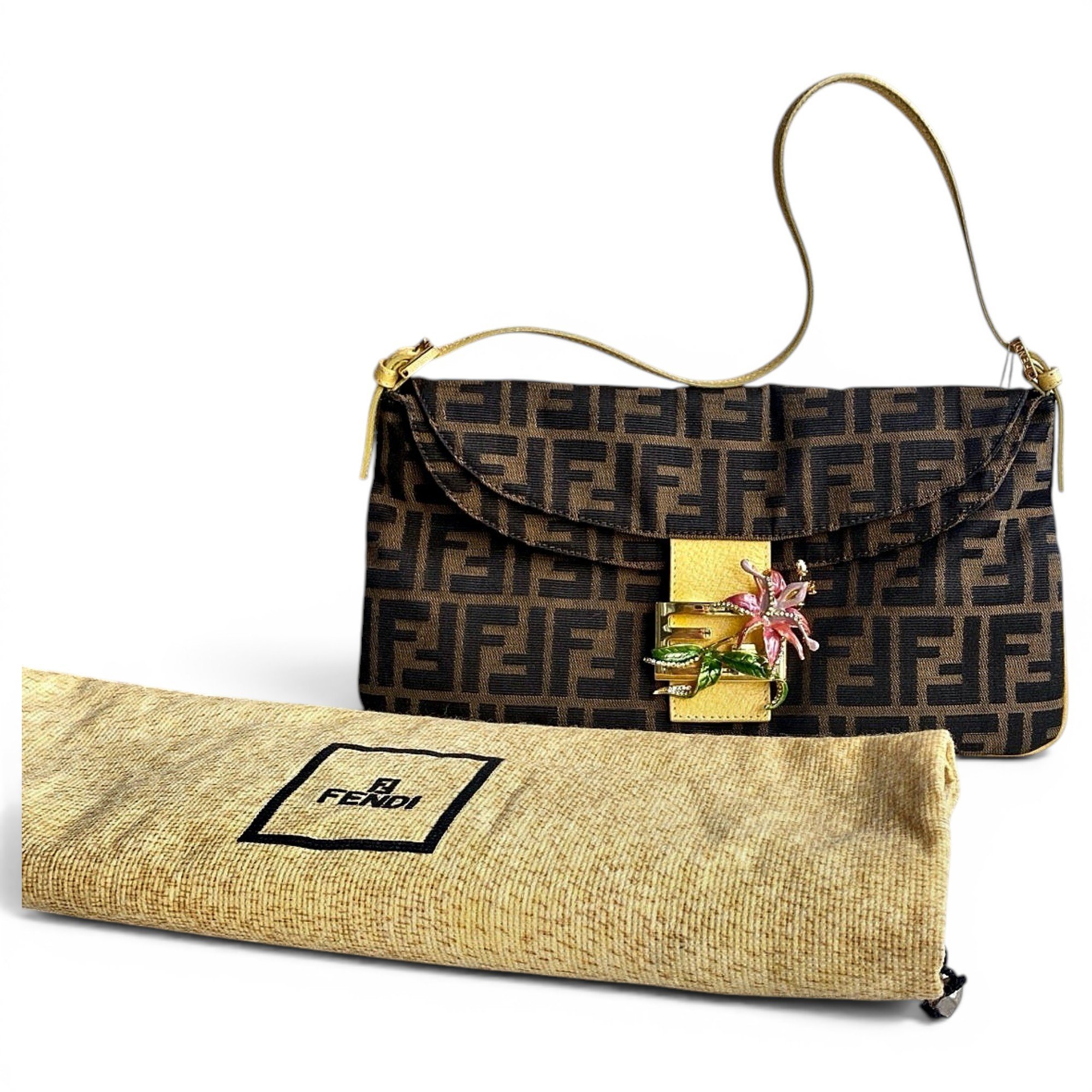 Fendi Baguette cloth handbag