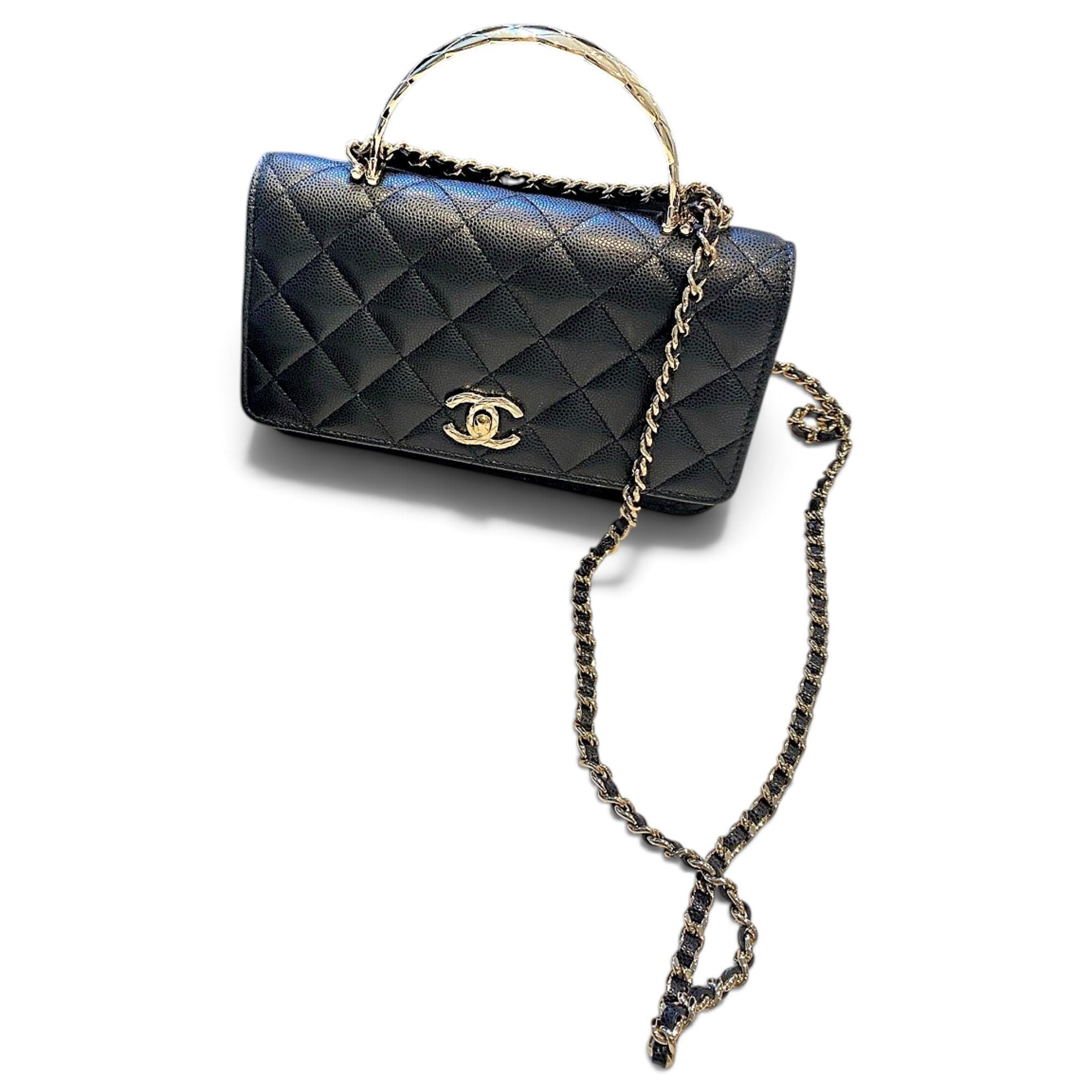 Chanel Coco Handle leather handbag