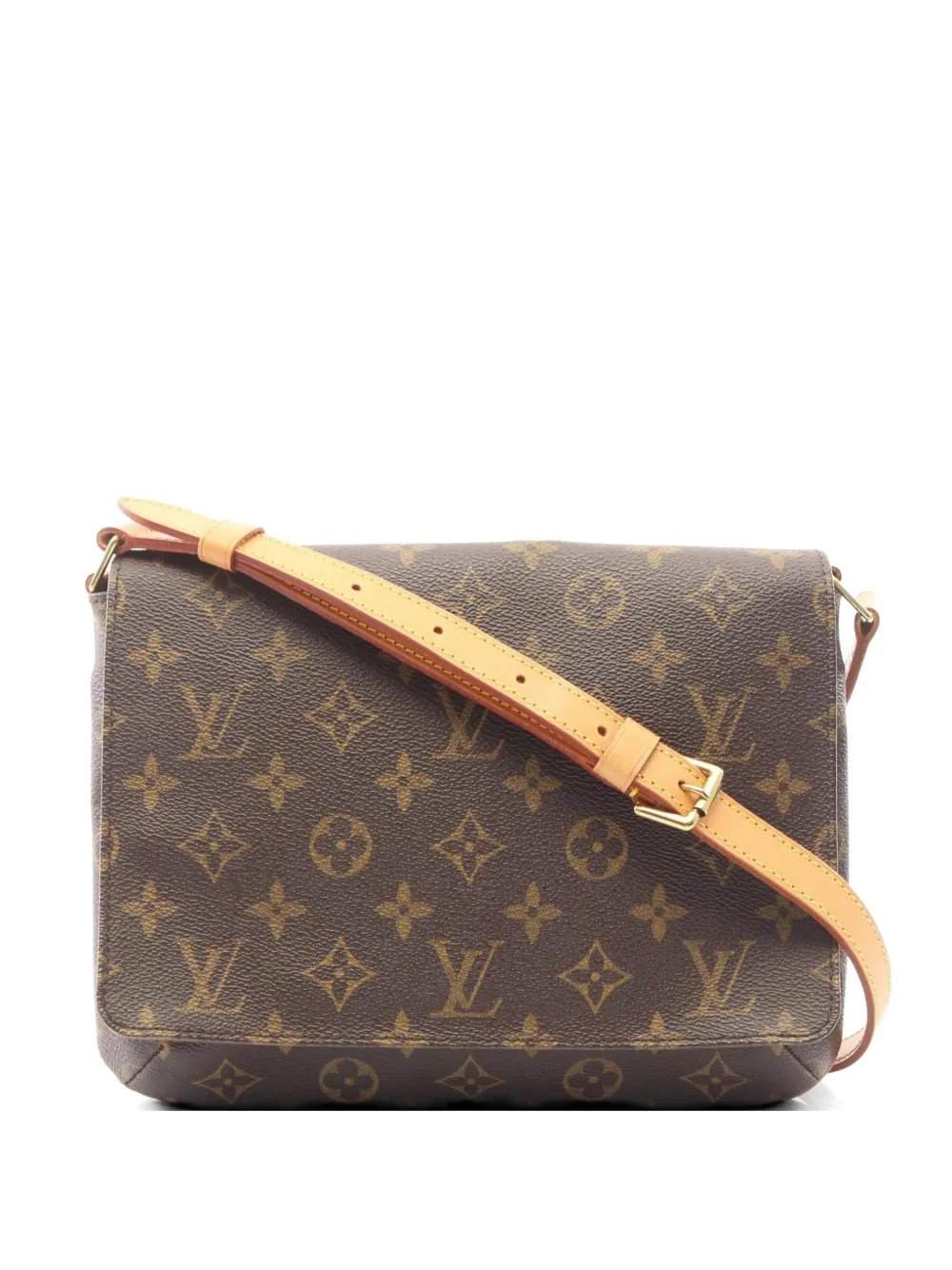2001 Monogram Musette Tango leather shoulder bag