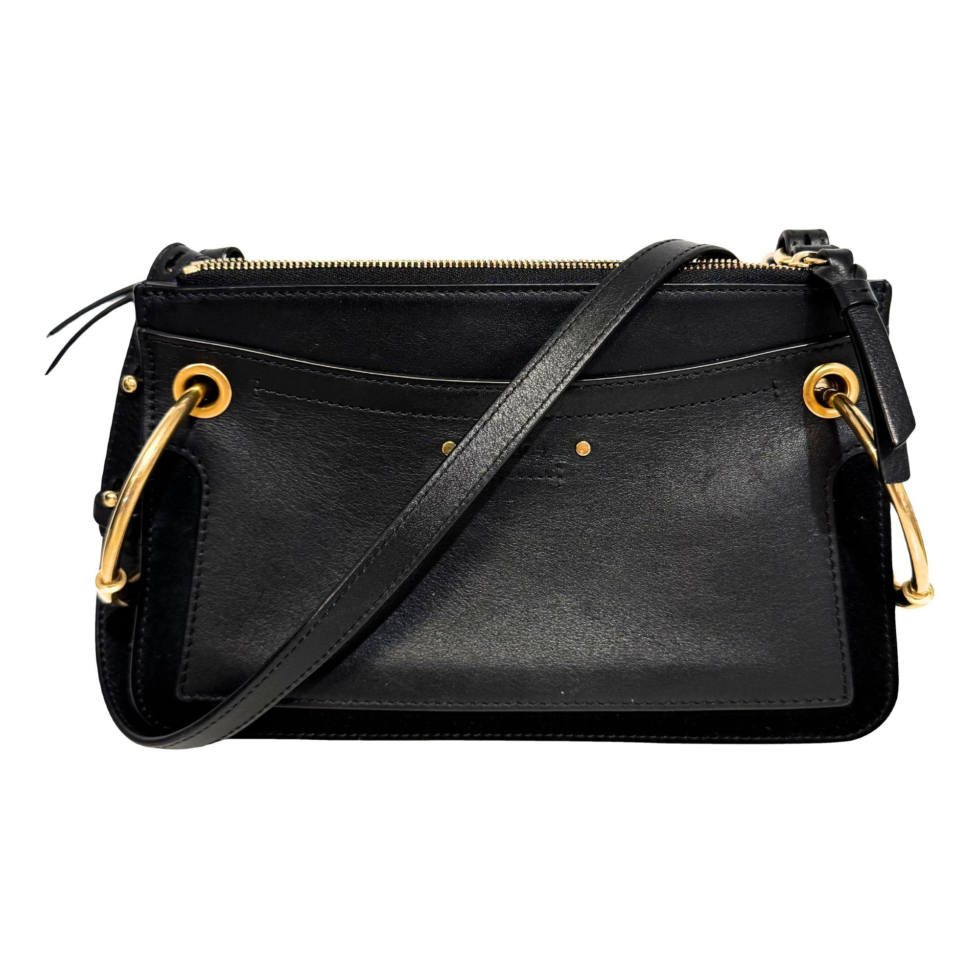 Roy leather crossbody bag