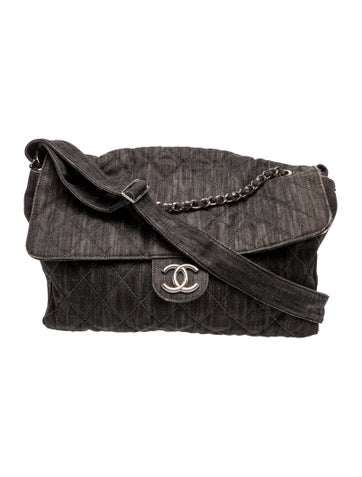 Paris-Venice Denim Stretch Spirit Messenger Bag
