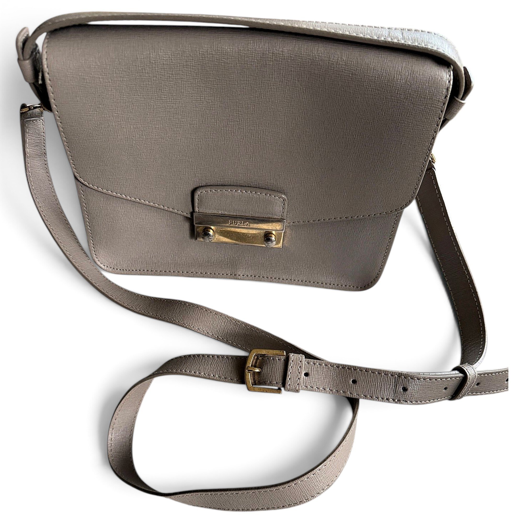 Metropolis leather crossbody bag