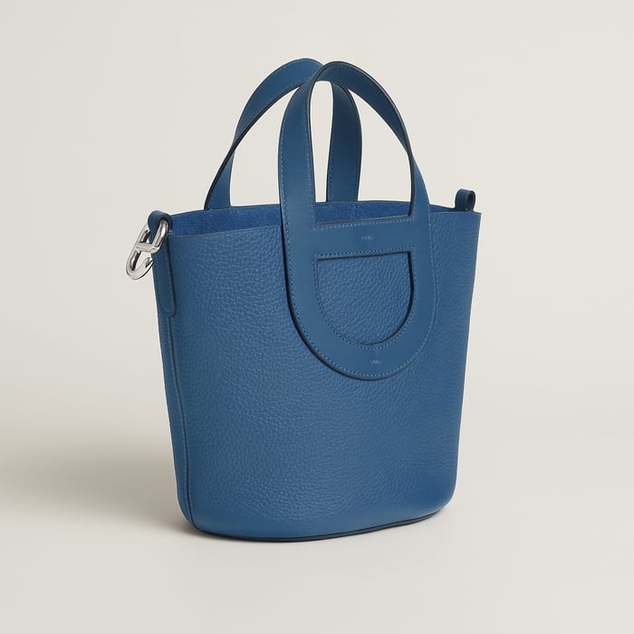 Bleu Tie Hermès In-the-loop 18 Bag