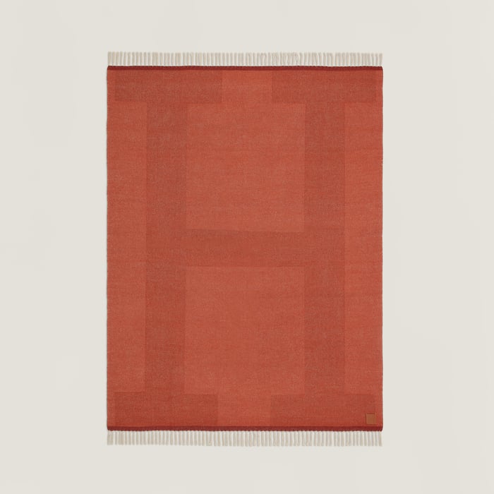 Brique H Tape Lino Blanket