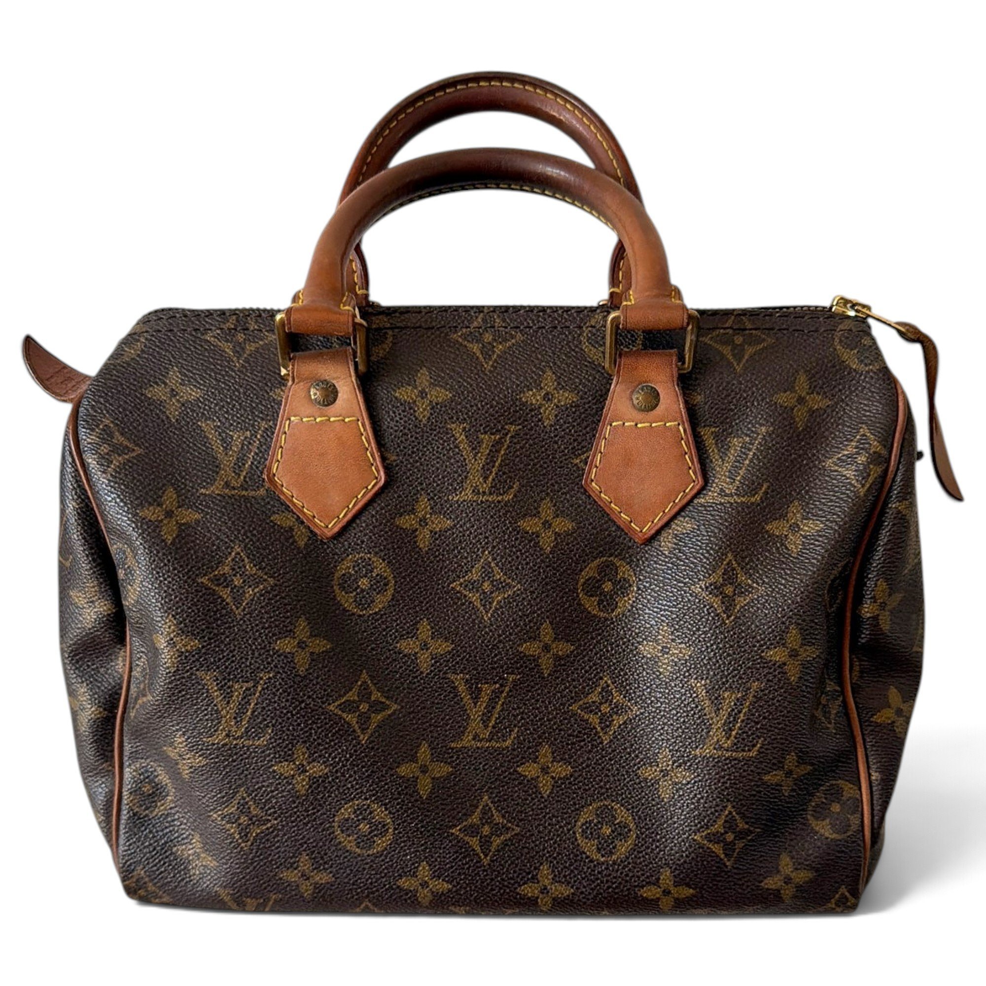 Speedy leather handbag