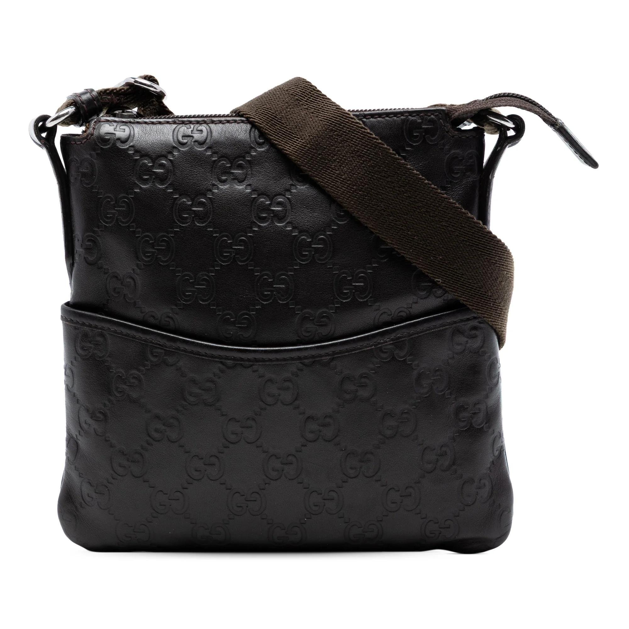 Leather crossbody bag