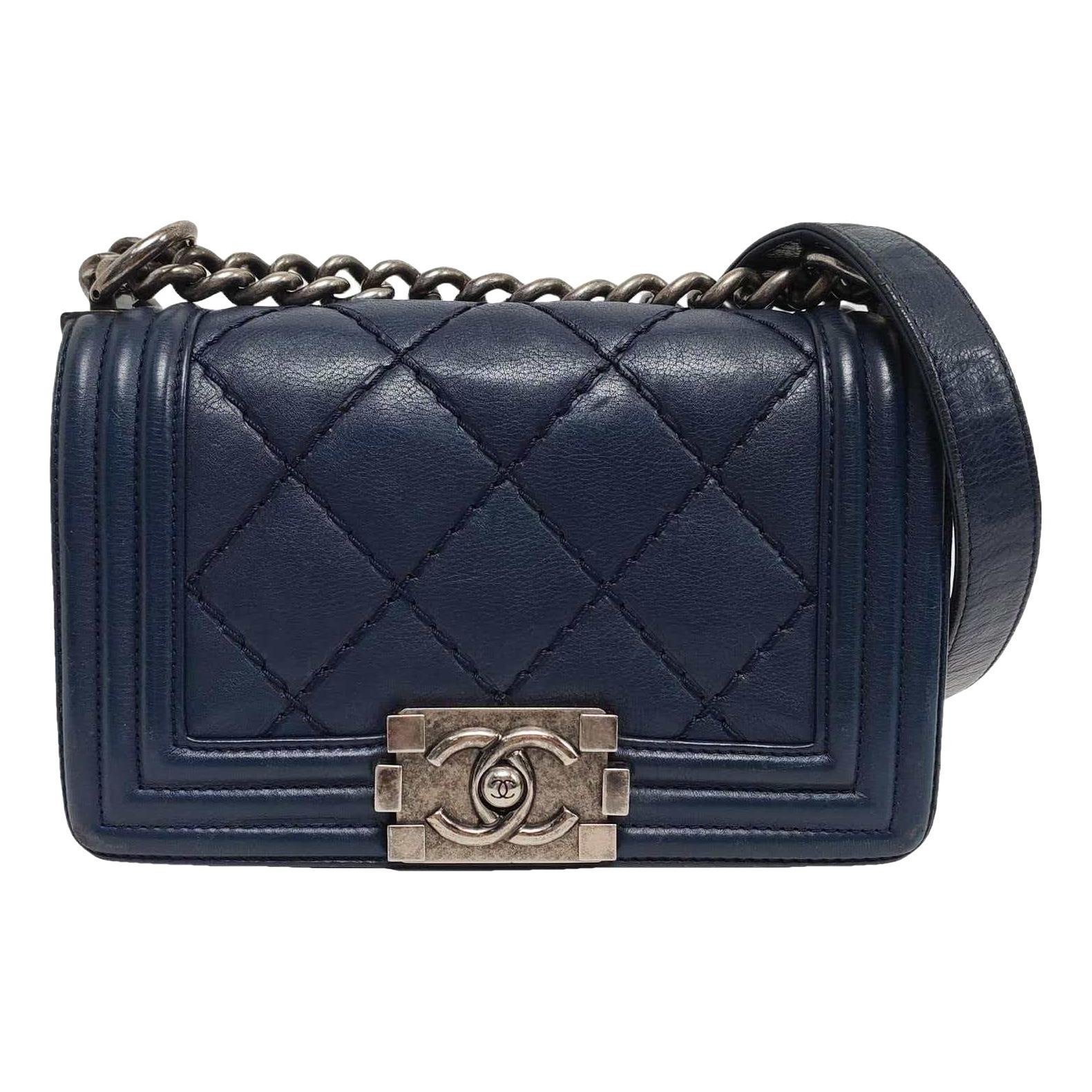 Boy leather crossbody bag