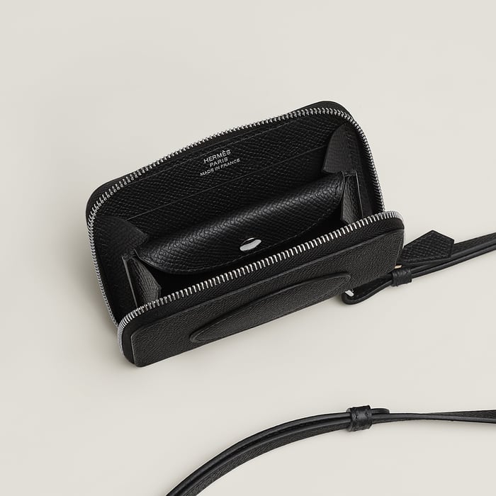 Noir Macaron Compact Wallet