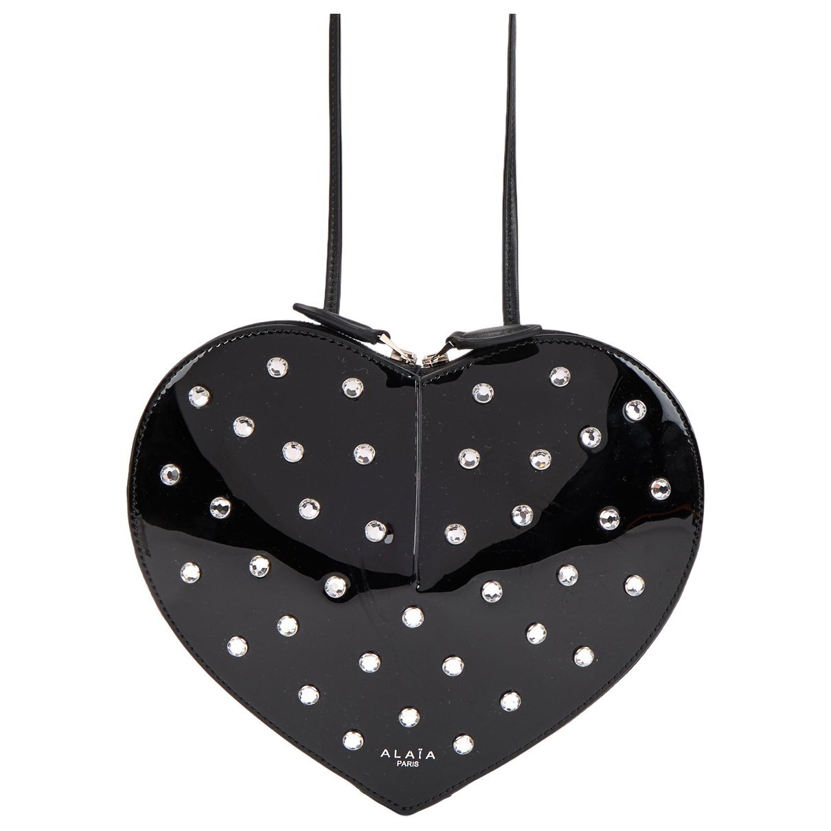 Le Coeur patent leather crossbody bag