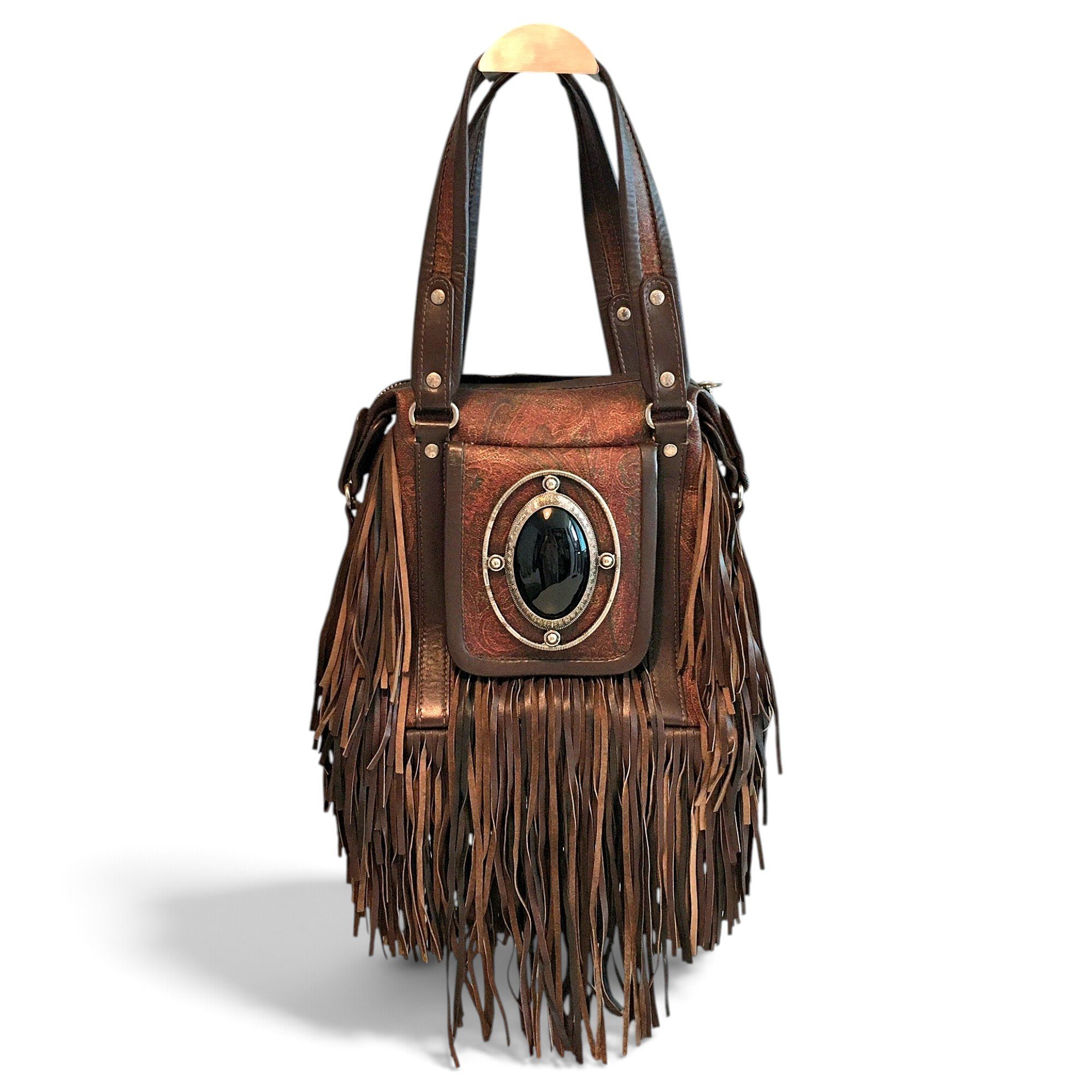 Leather handbag