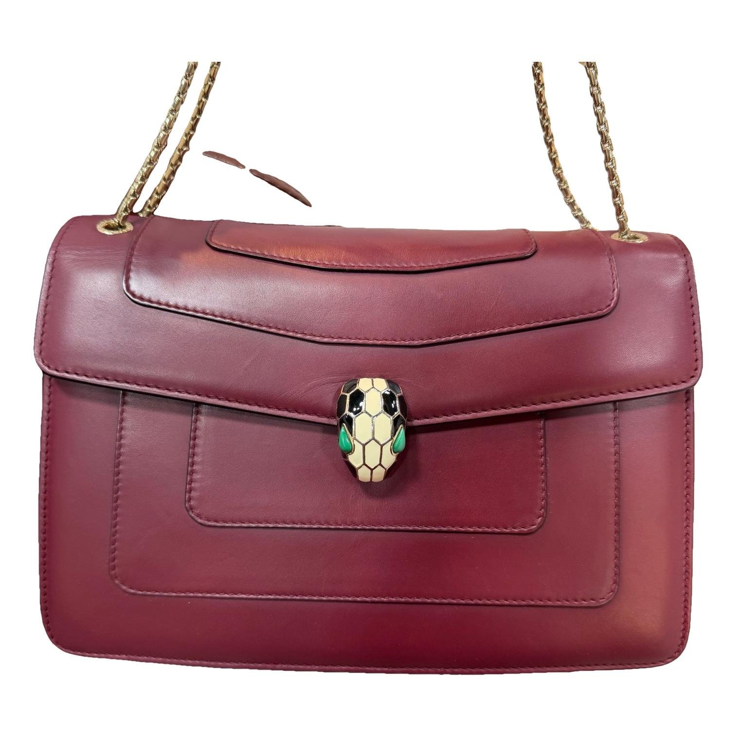 Serpenti leather crossbody bag