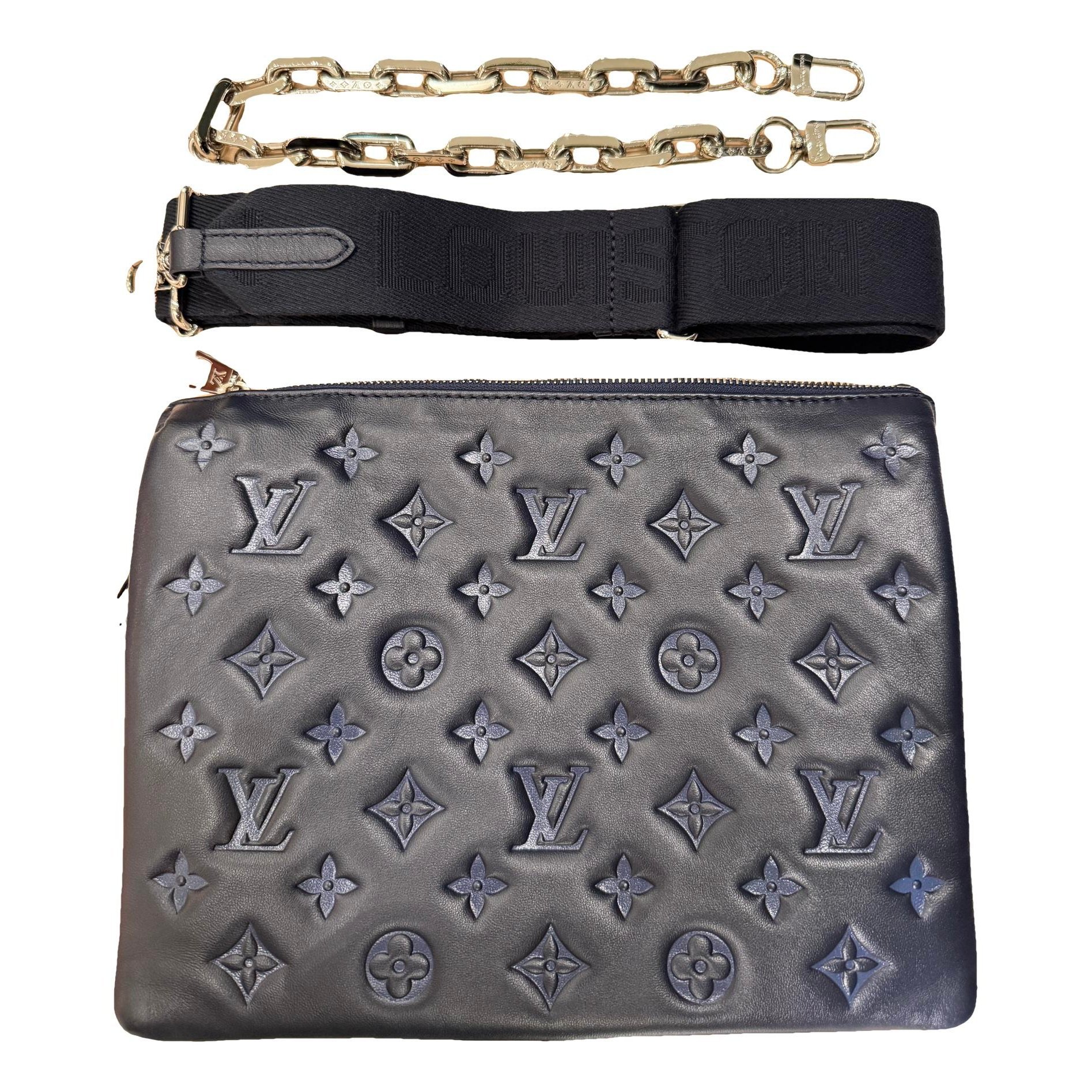 Coussin leather handbag