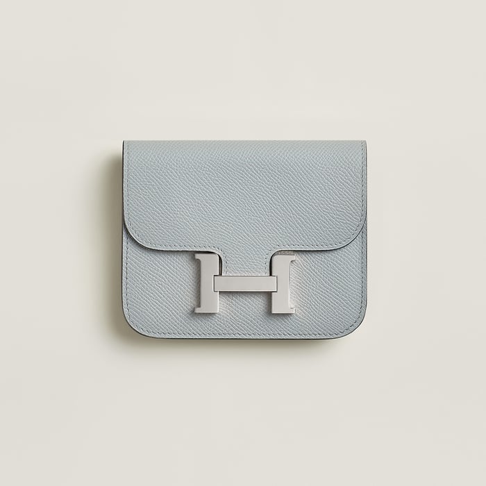 Bleu Glacier Constance Slim Wallet