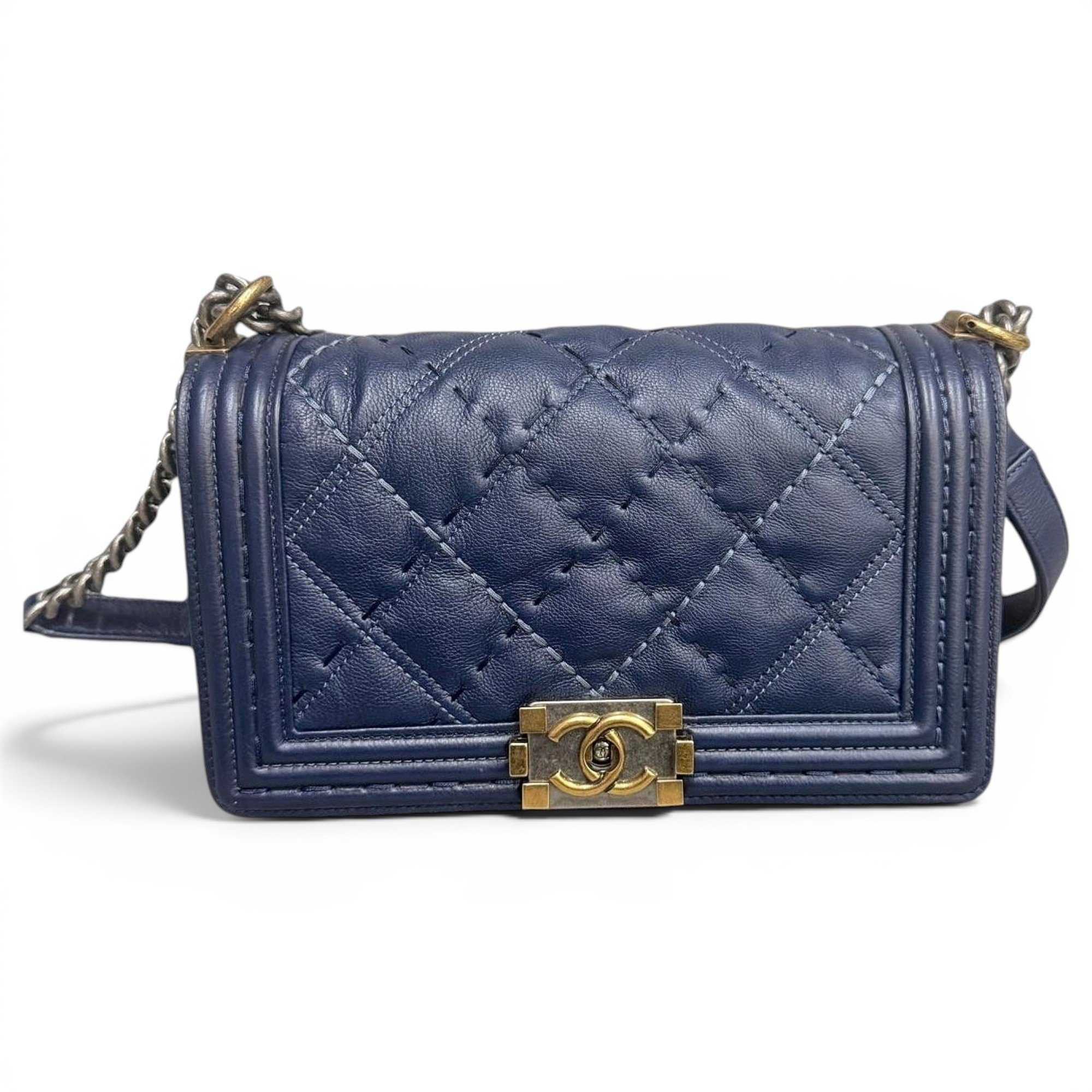 Boy leather handbag