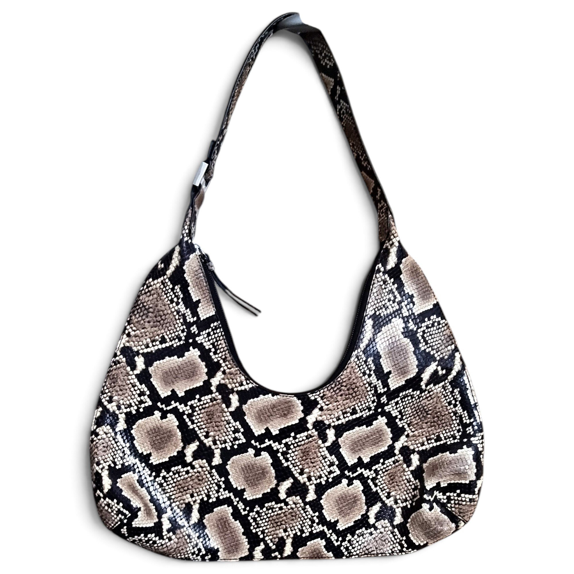 Amber leather handbag