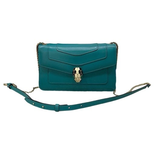 Serpenti leather handbag