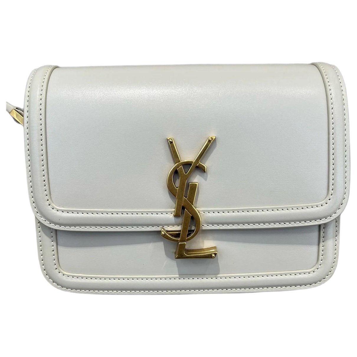 Solférino leather handbag